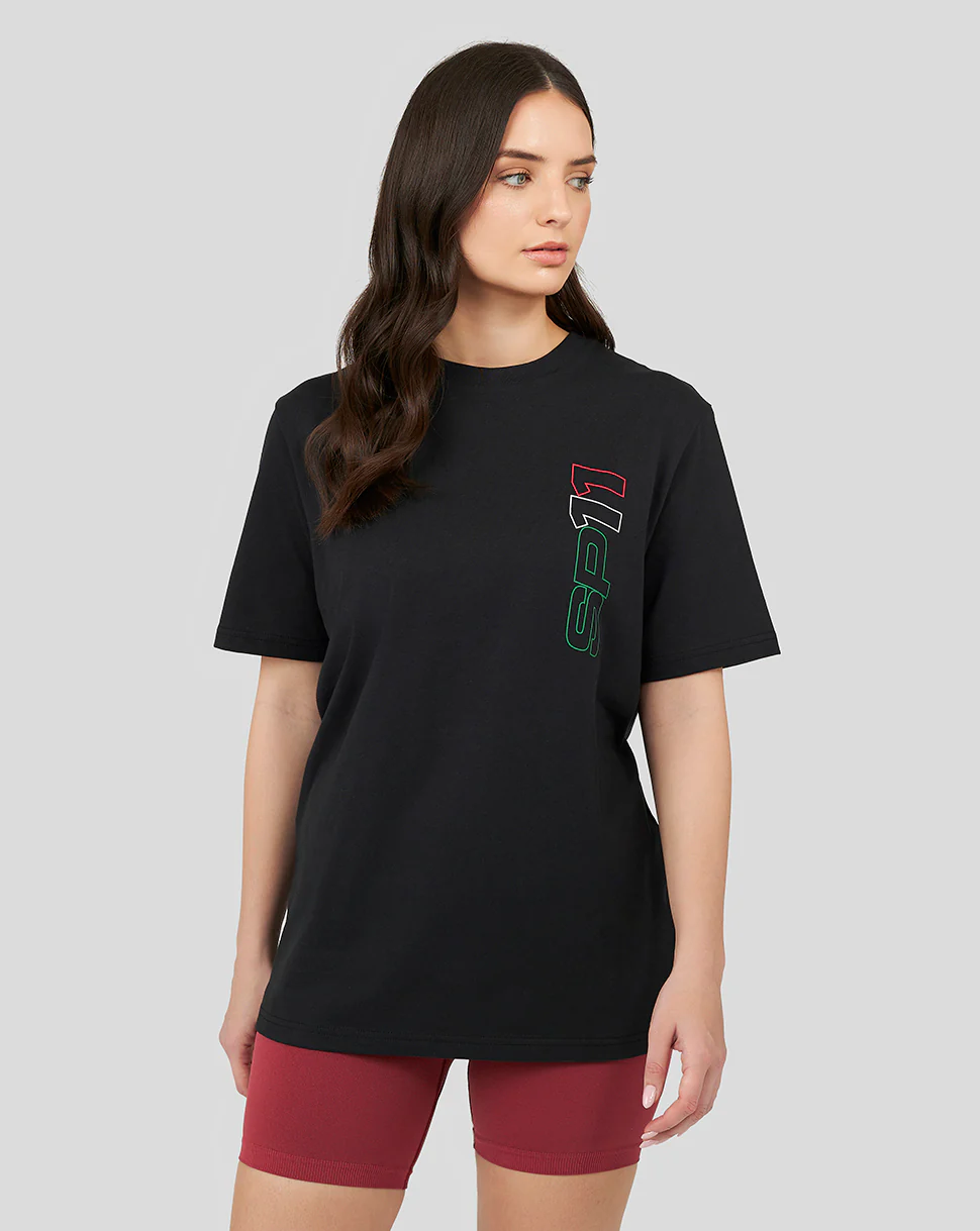 ORACLE RED BULL RACING UNISEX DRIVER SERGIO CHECO PEREZ T-SHIRT - BLACK