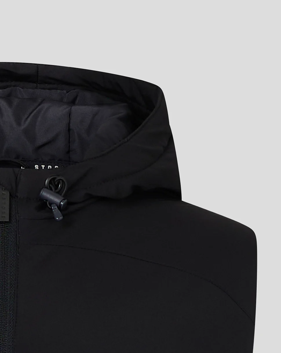 Hooded Gilet - Caviar