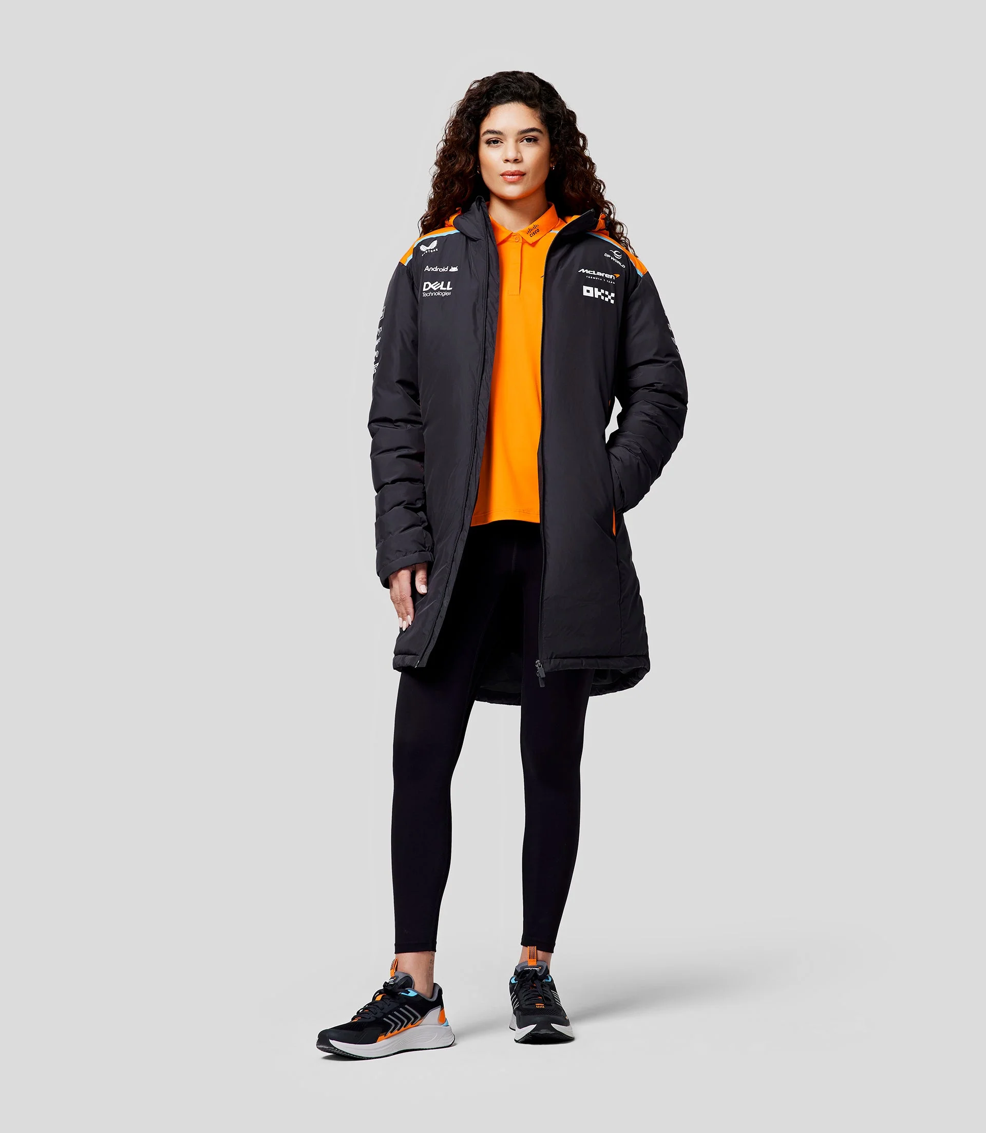 Unisex Official Teamwear Longline Padded Jacket Formula 1