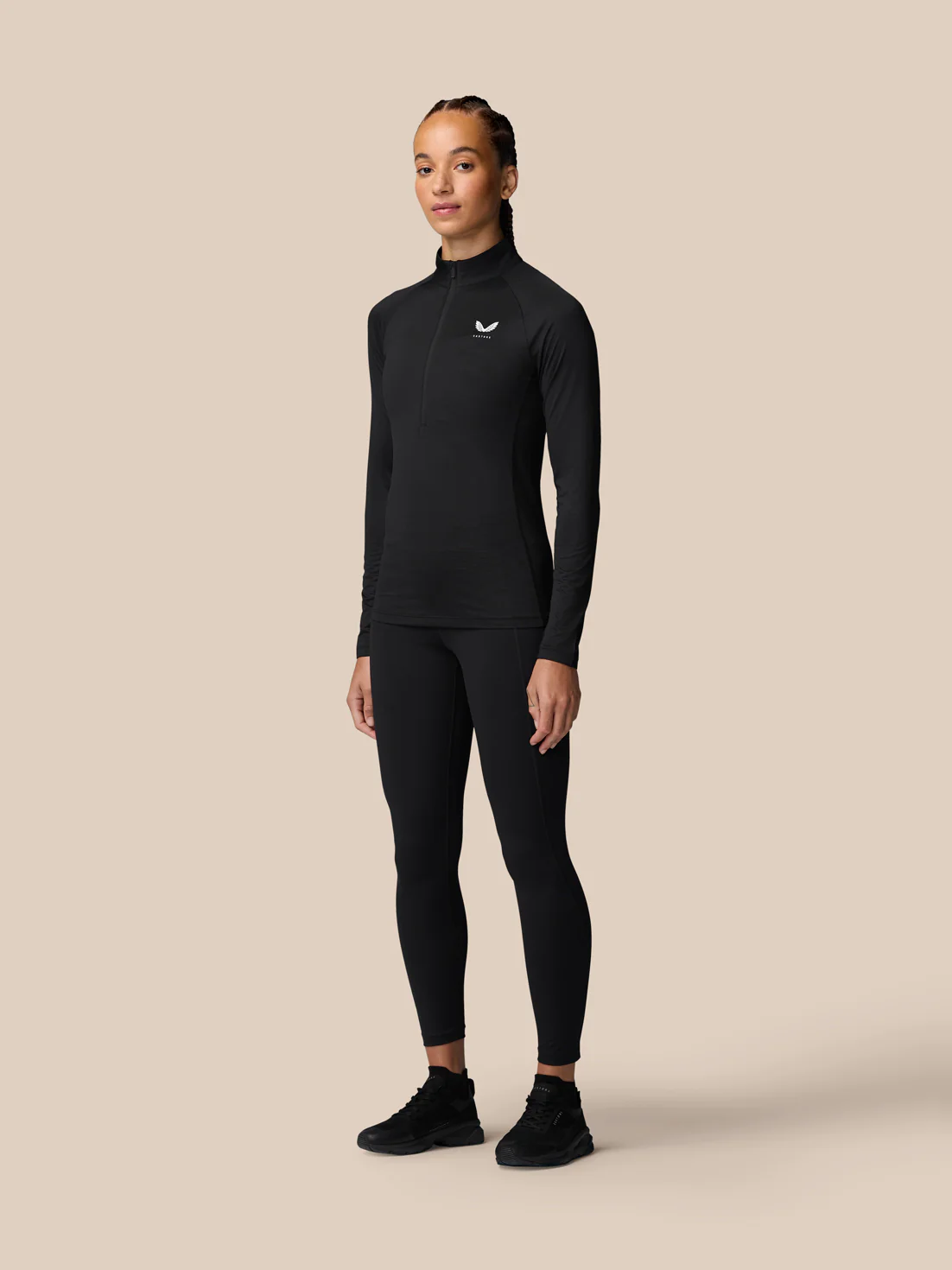 Adapt Training 1/2 Zip Top - Black