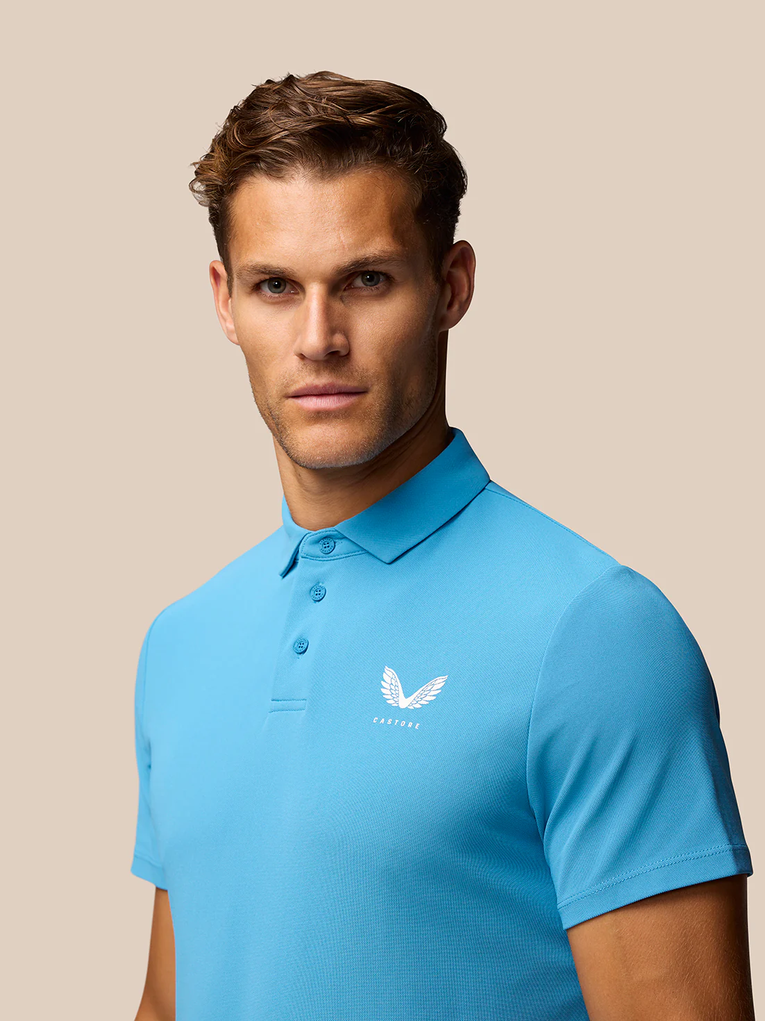 Club Golf Polo - Corn Blue