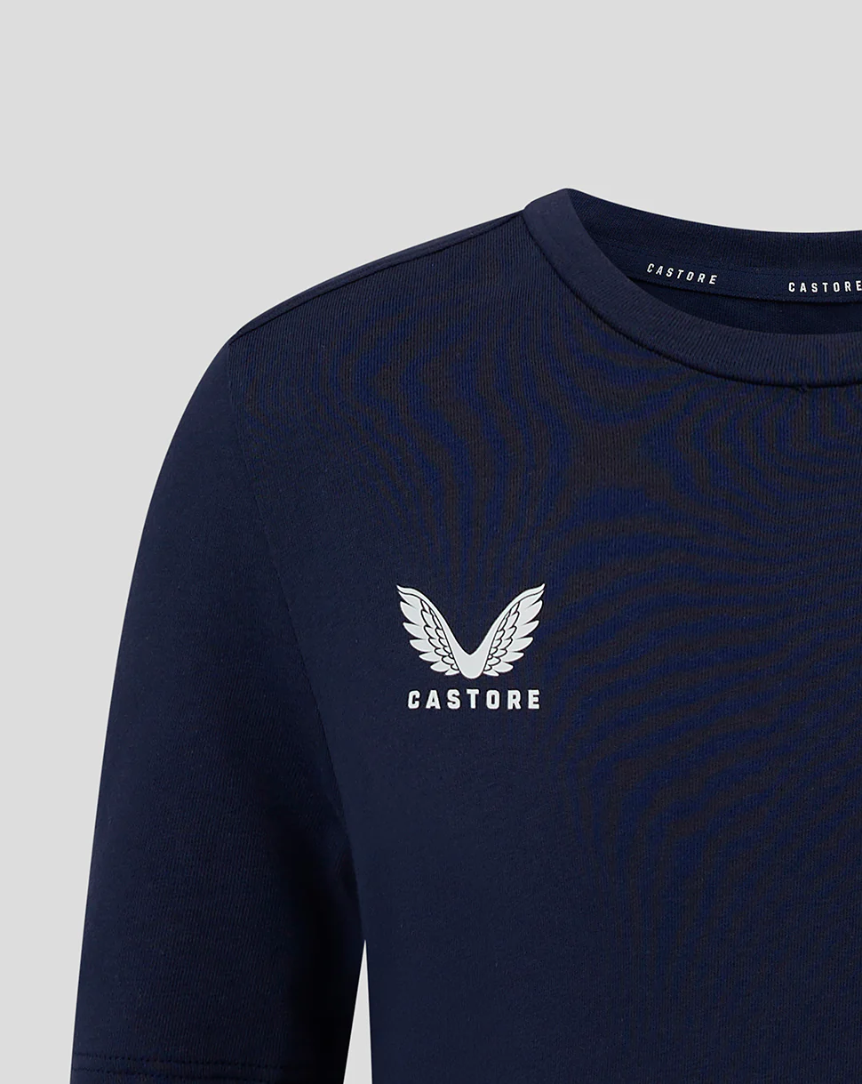 Junior Cotton Leisure Tee - Peacoat