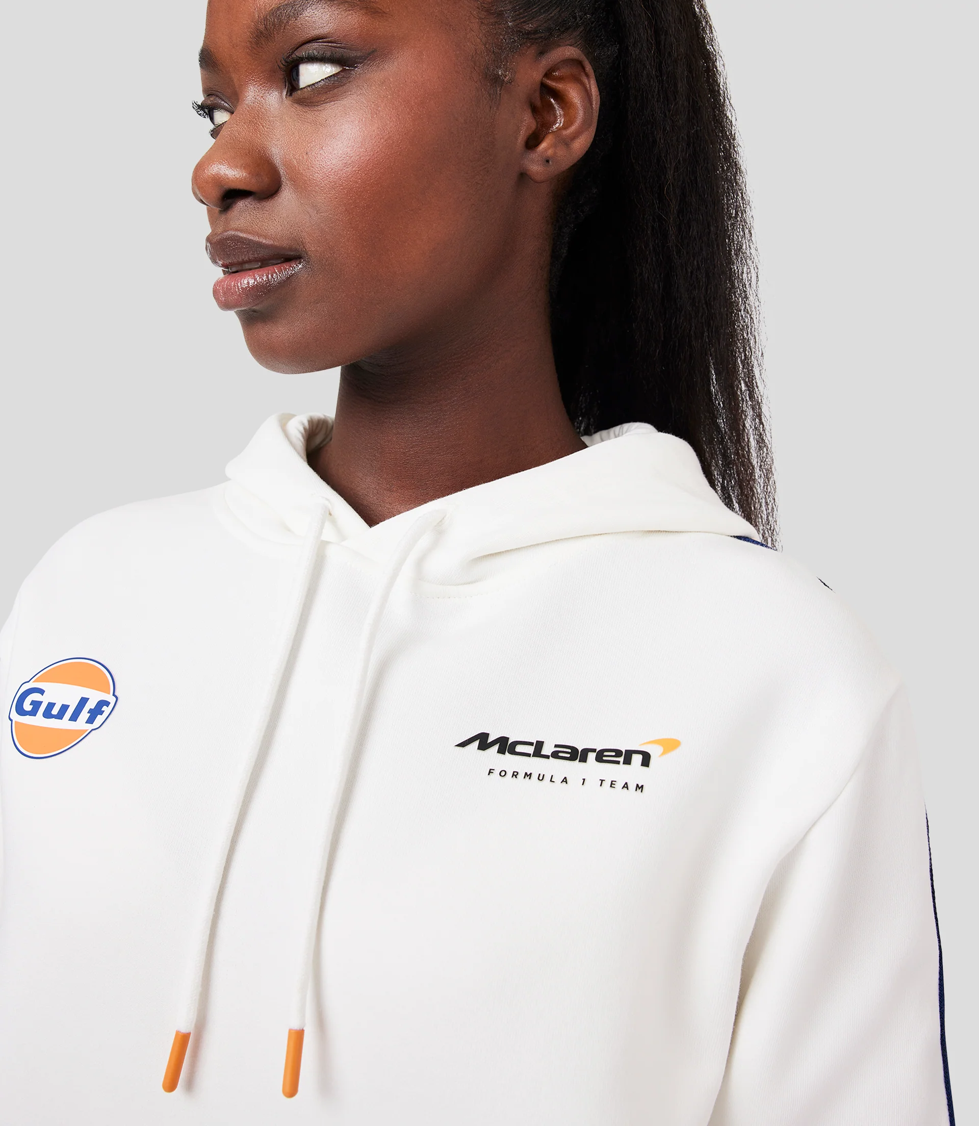 White McLaren Gulf Overhead Hoody