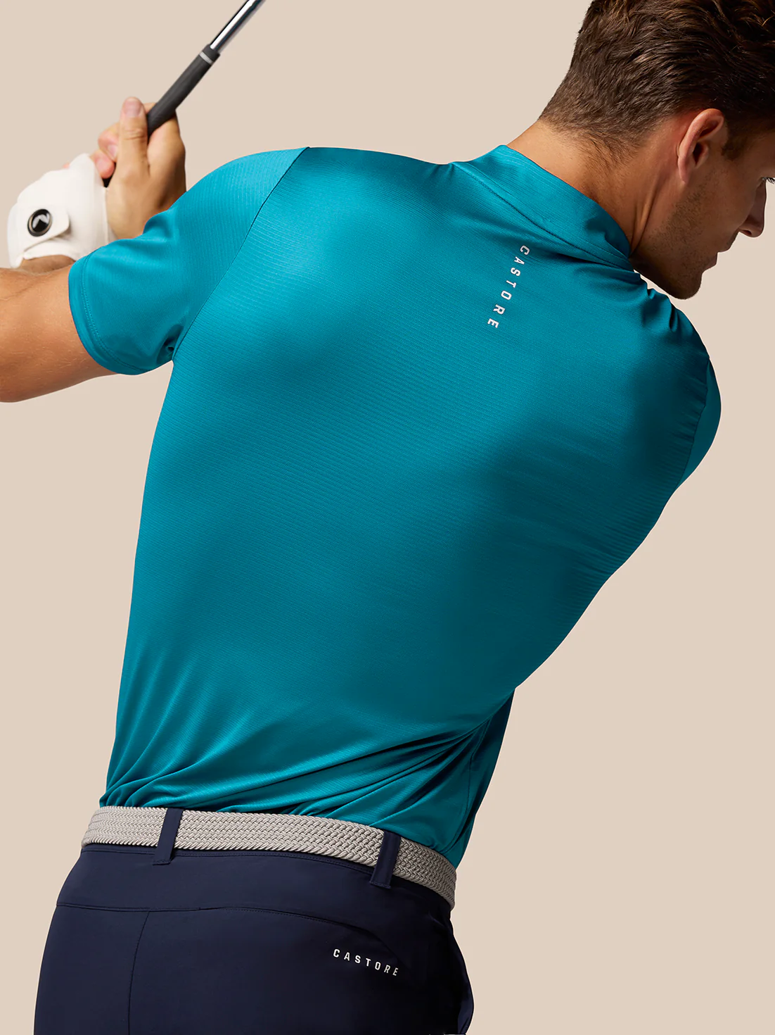 Pinnacle Golf Varsity Polo - Dark Green