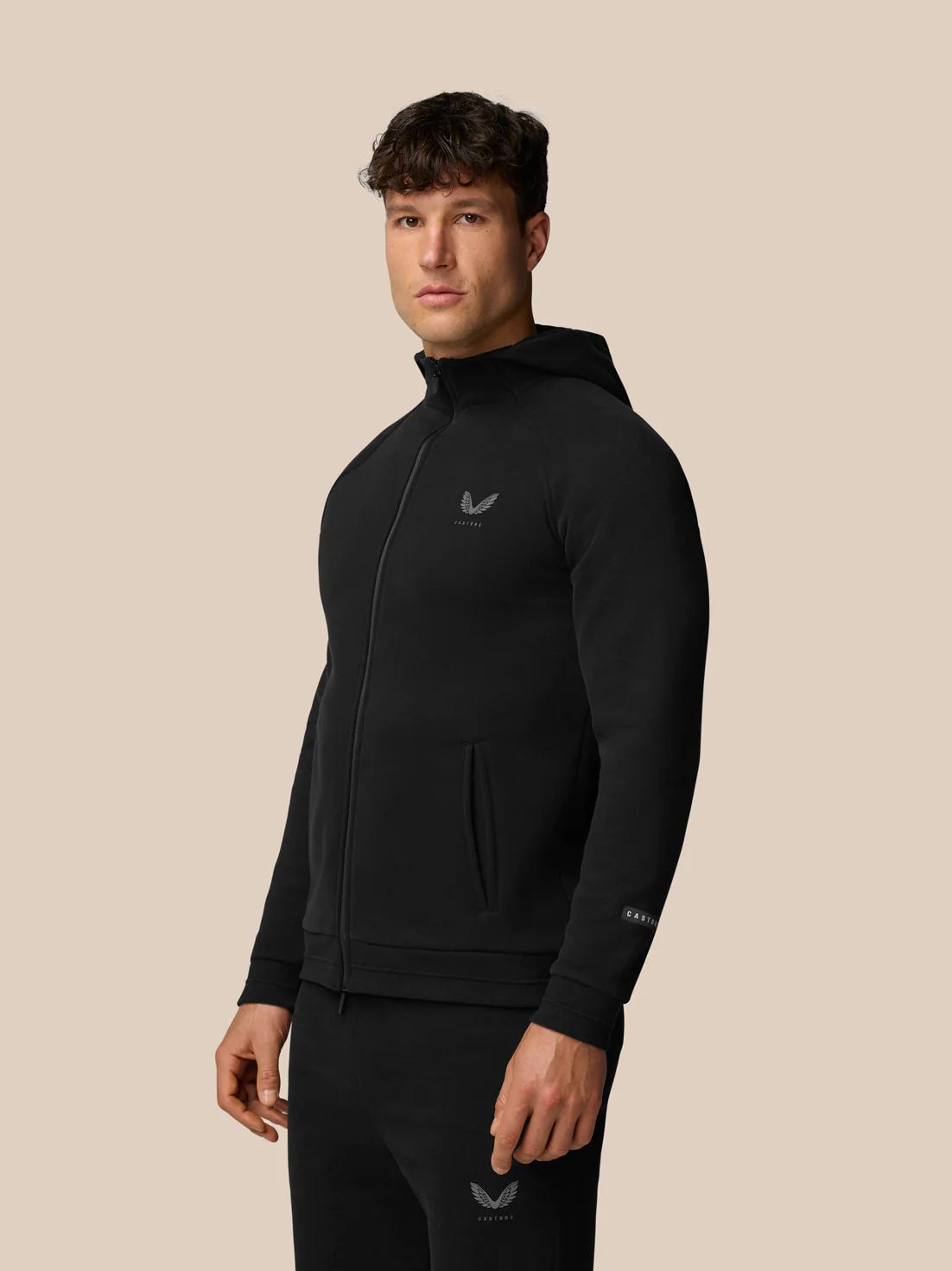 Adapt Fleece Zip-Through Hoodie - Black