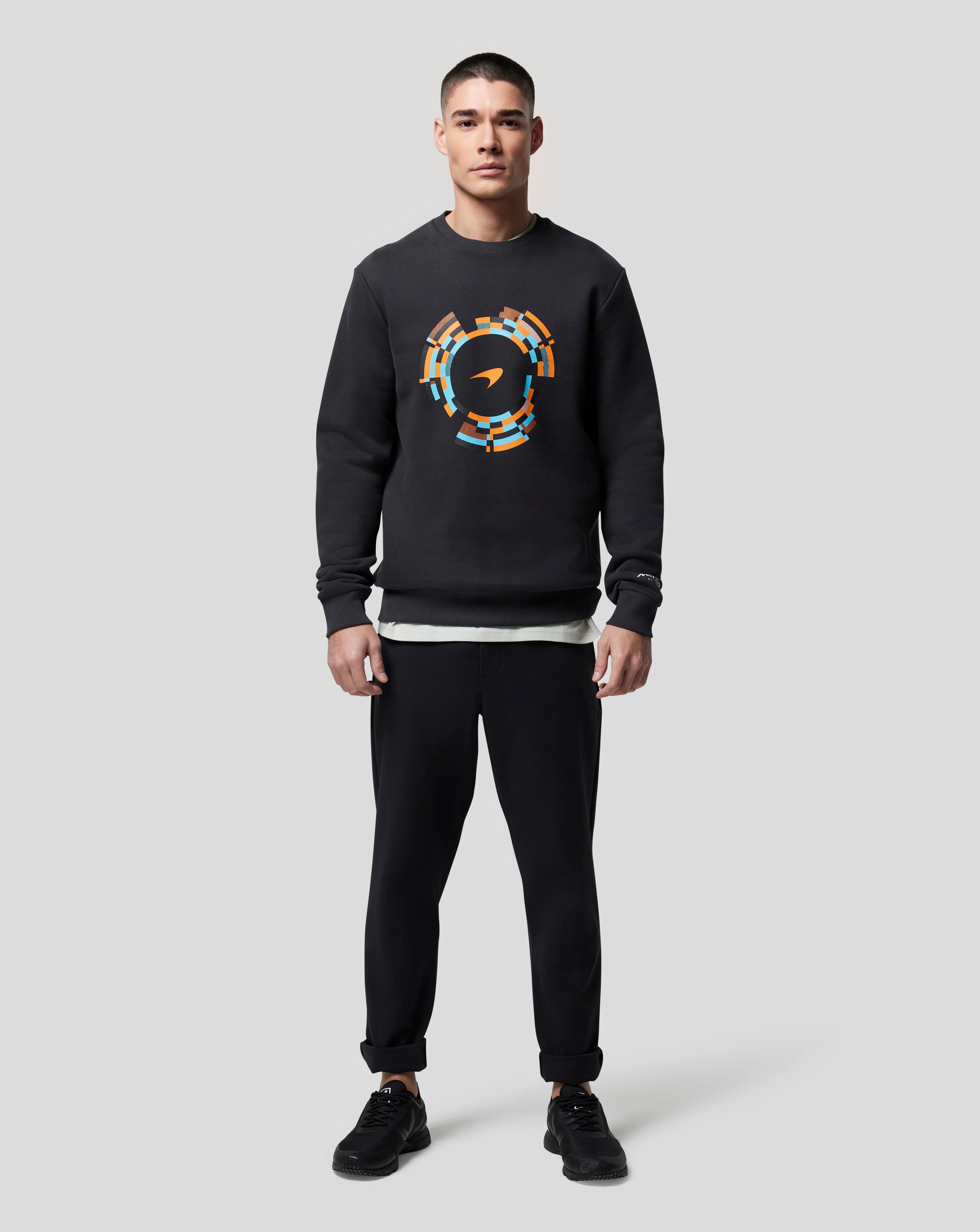 Unisex Black McLaren Dynamic Sweatshirt