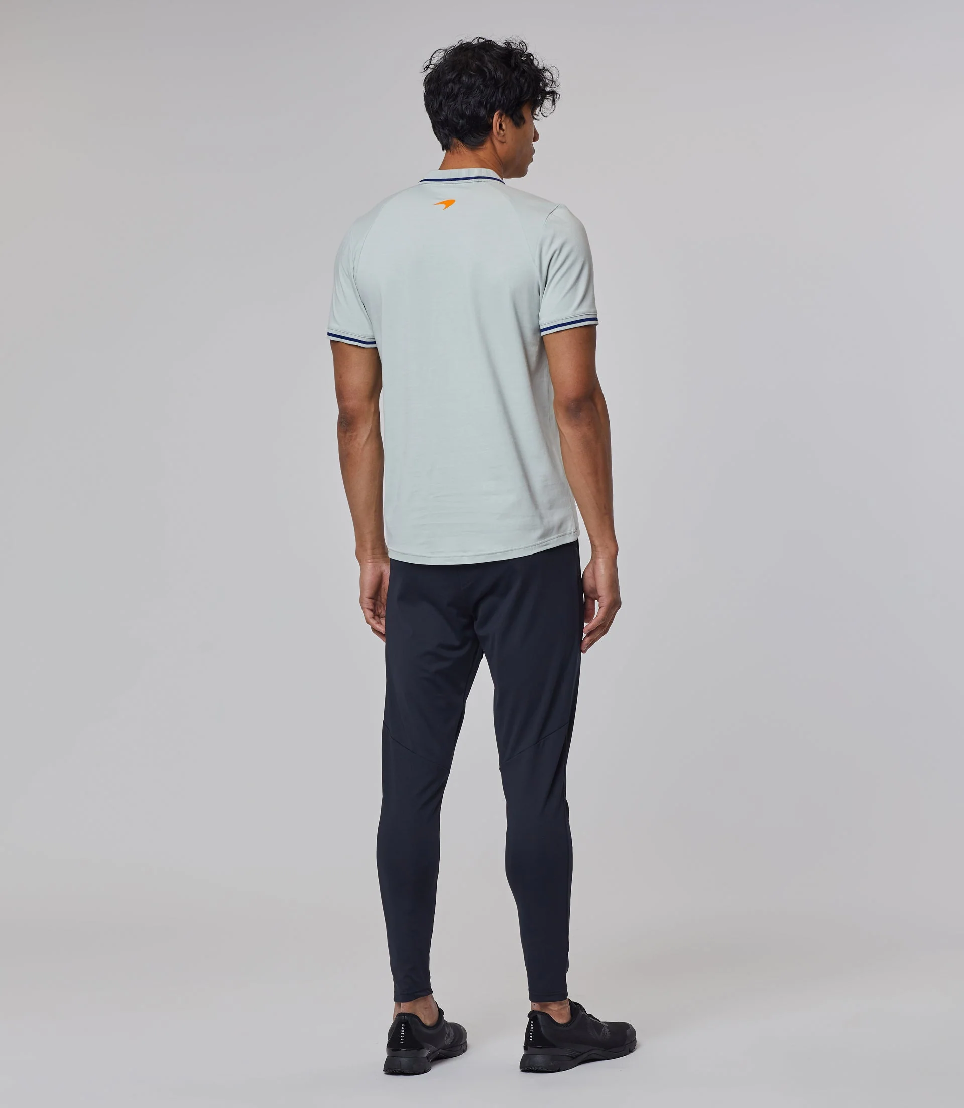 Light Grey McLaren Active Dualbrand Fanwear Polo