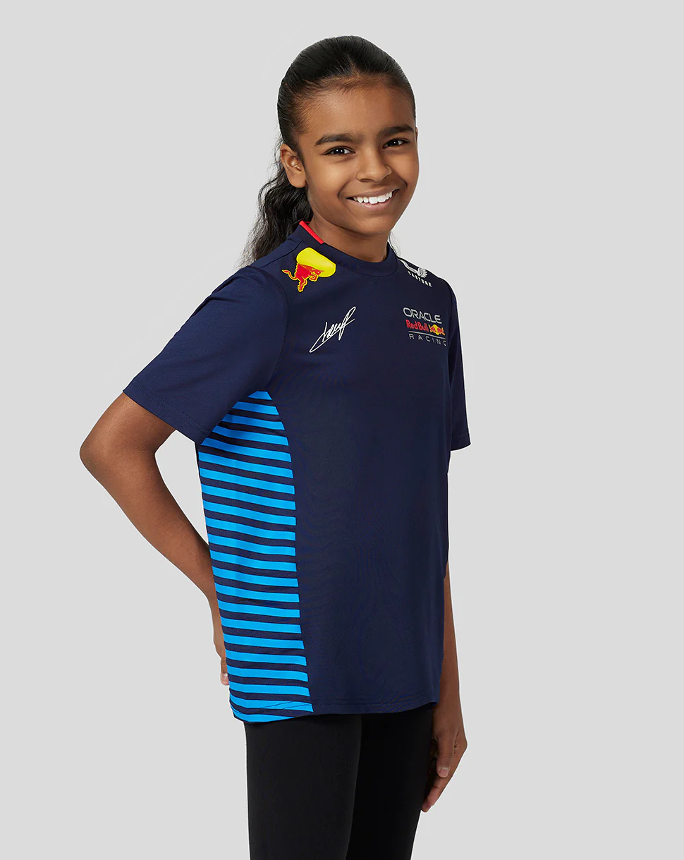 Oracle Red Bull Racing Junior Official Teamline Sergio Checo Perez T-Shirt - Night Sky