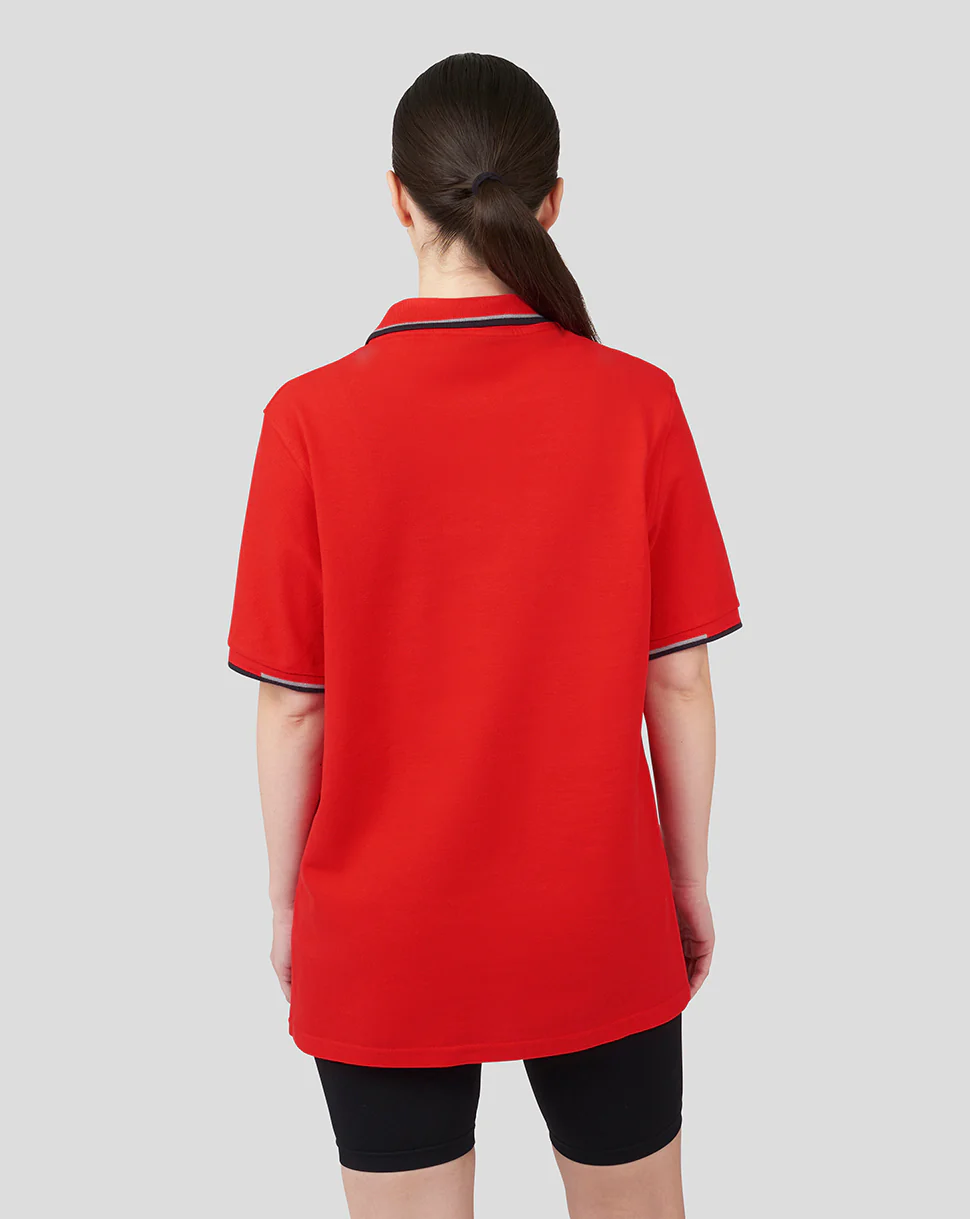 Oracle Red Bull Racing Unisex Core Polo - Flame Scarlet