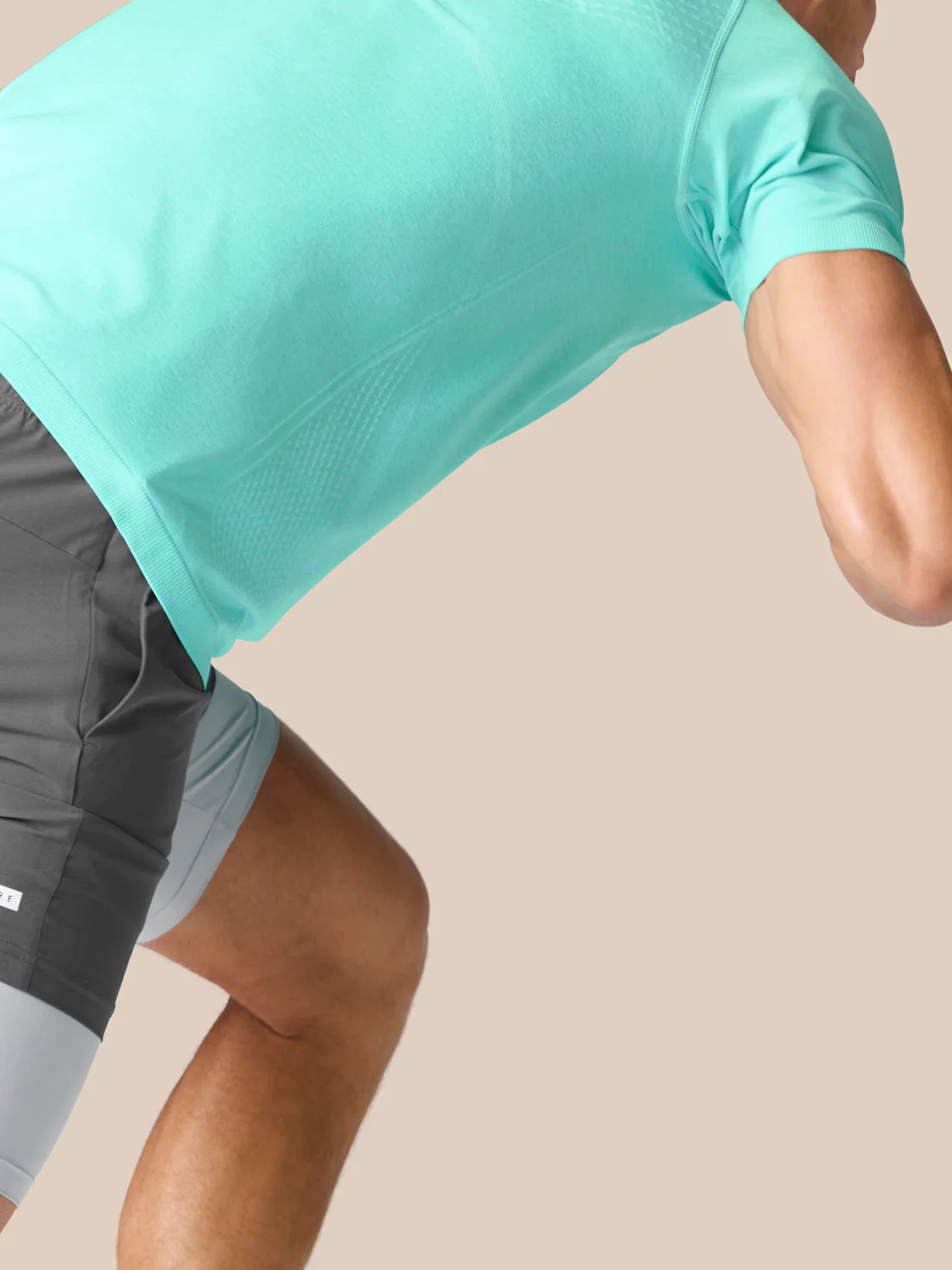 Flow Training T-Shirt - Light Aqua