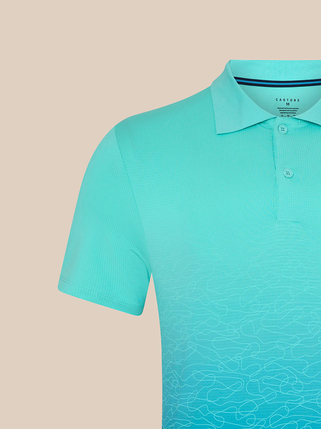 Majesticks GC Golf Polo – Light Aqua