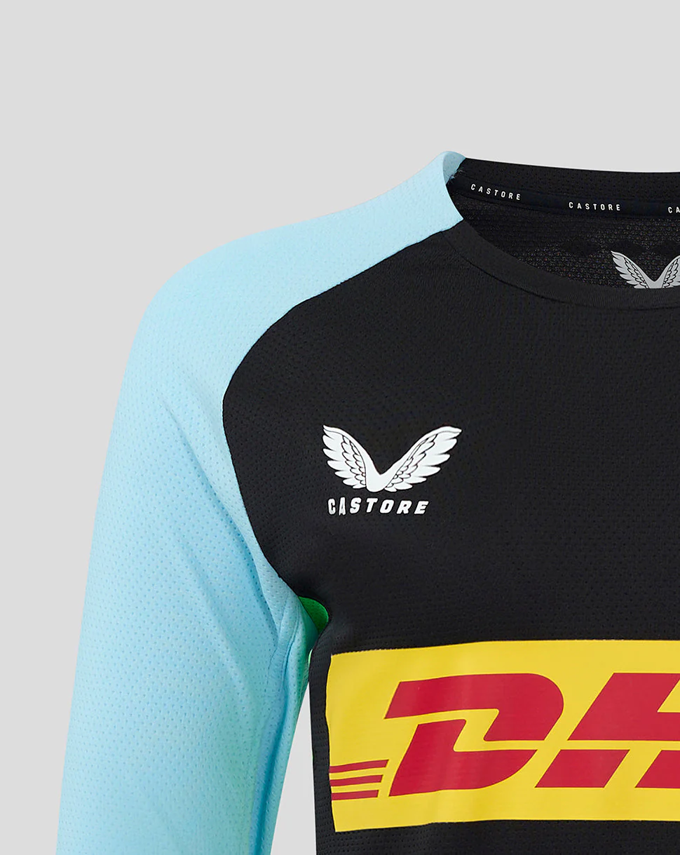 Harlequins Women's 24/25 Long Sleeve Training Tee - Black