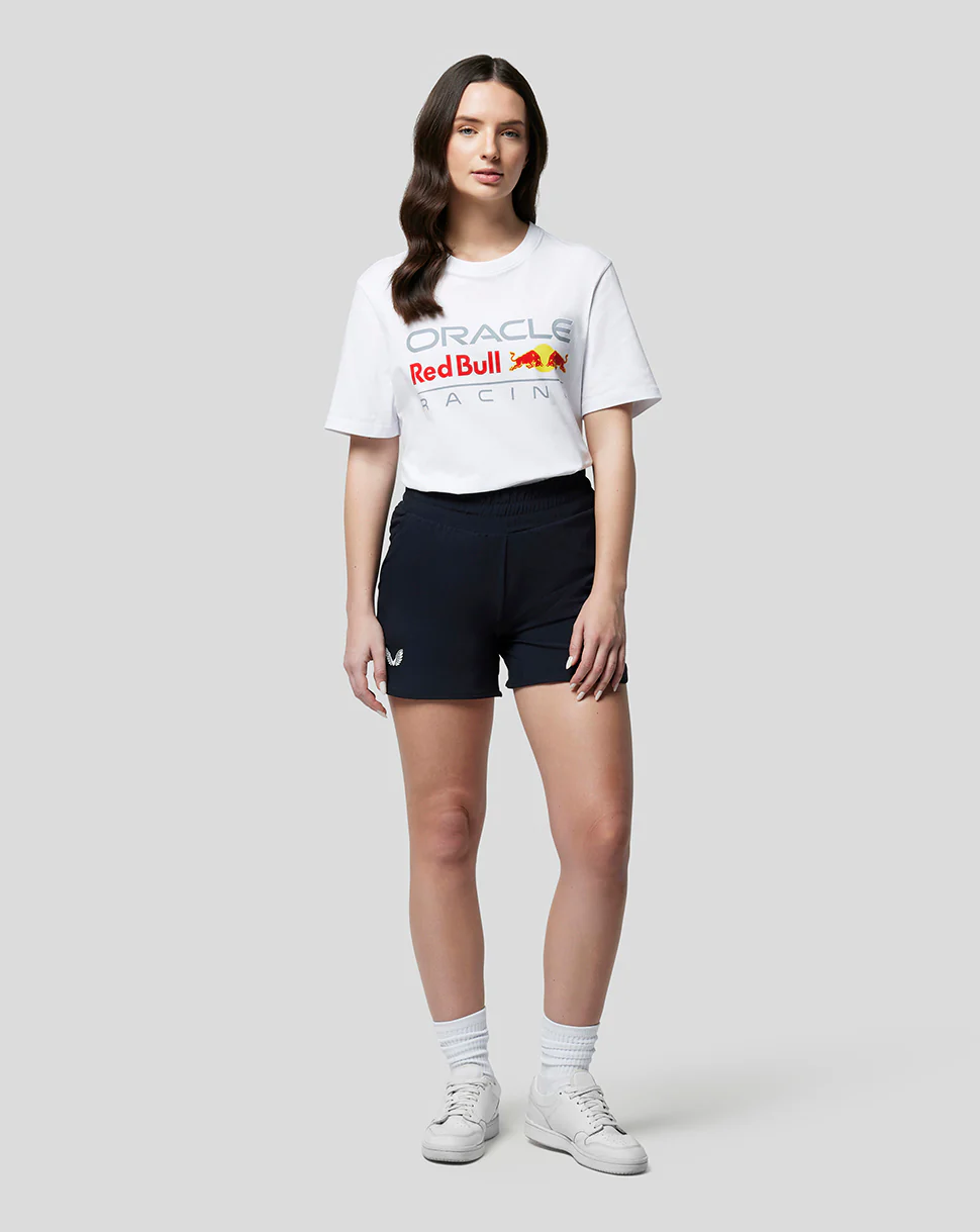Oracle Red Bull Racing Unisex Large Front Logo T-Shirt - White