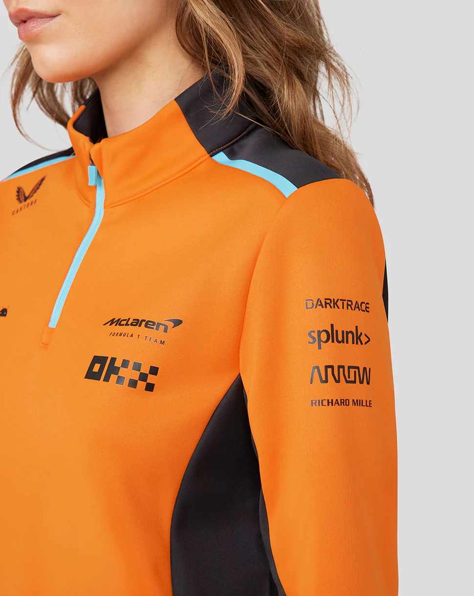 McLAREN WOMEN'S QUARTER ZIP TOP - AUTUMN GLORY