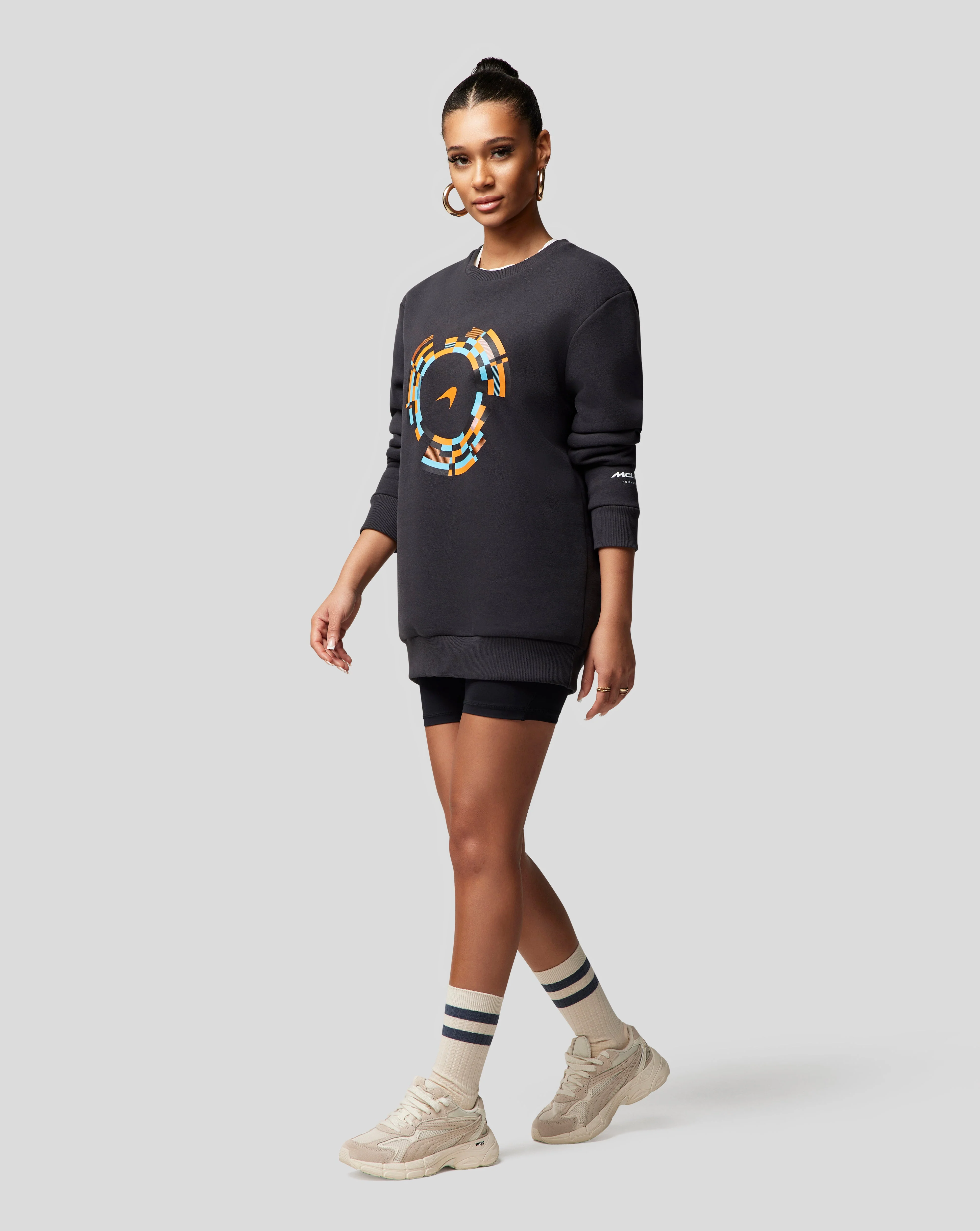 Unisex Black McLaren Dynamic Sweatshirt