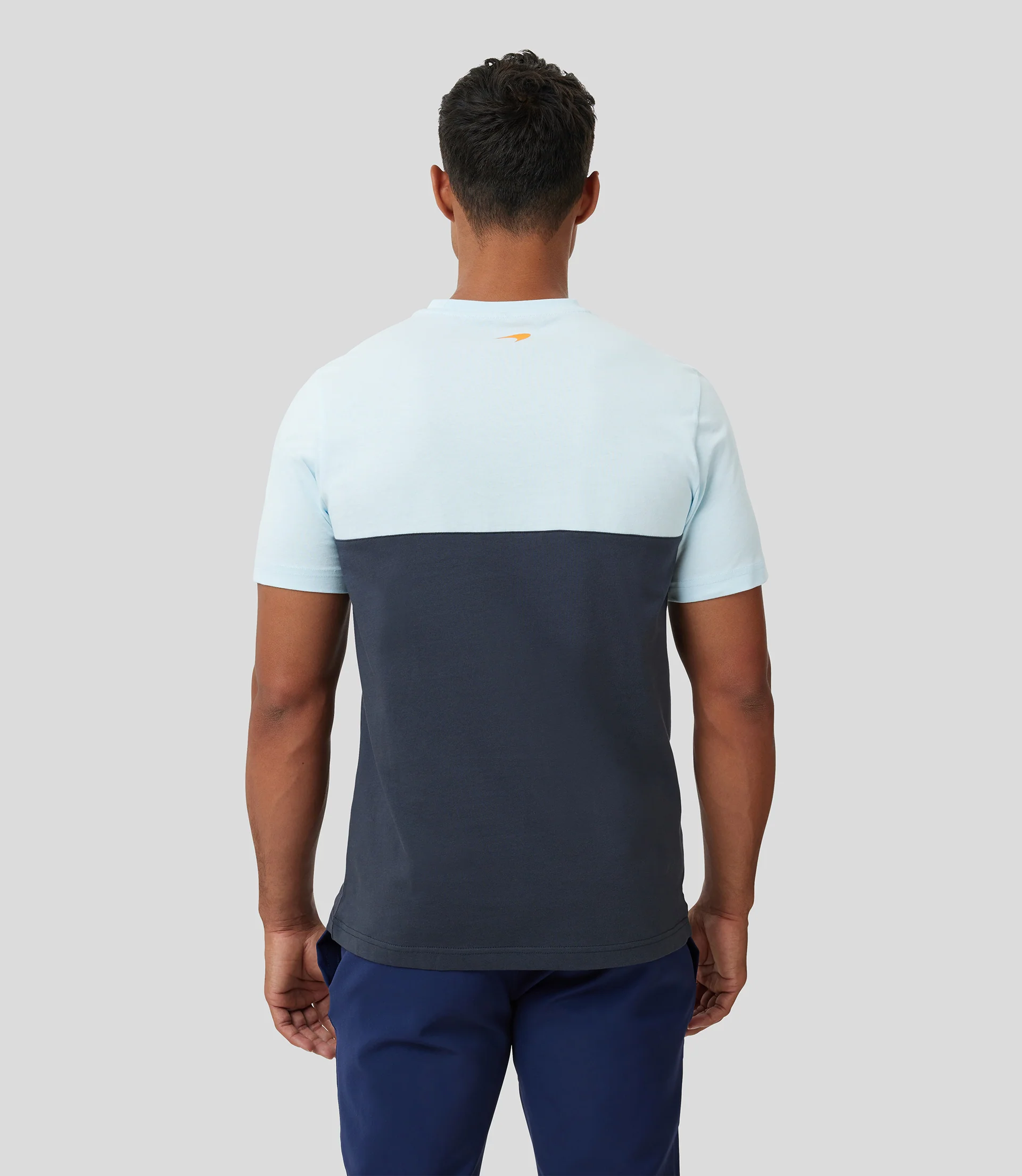 Blue McLaren Gulf Core Printed Stripe T-Shirt