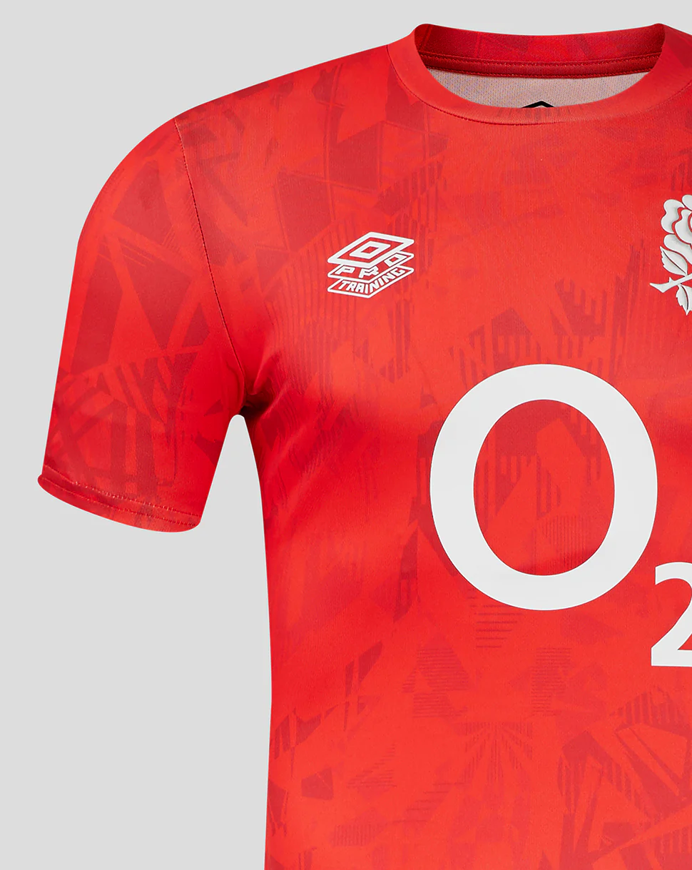 England Rugby Women's Red Roses Warm Up Jersey (O2)