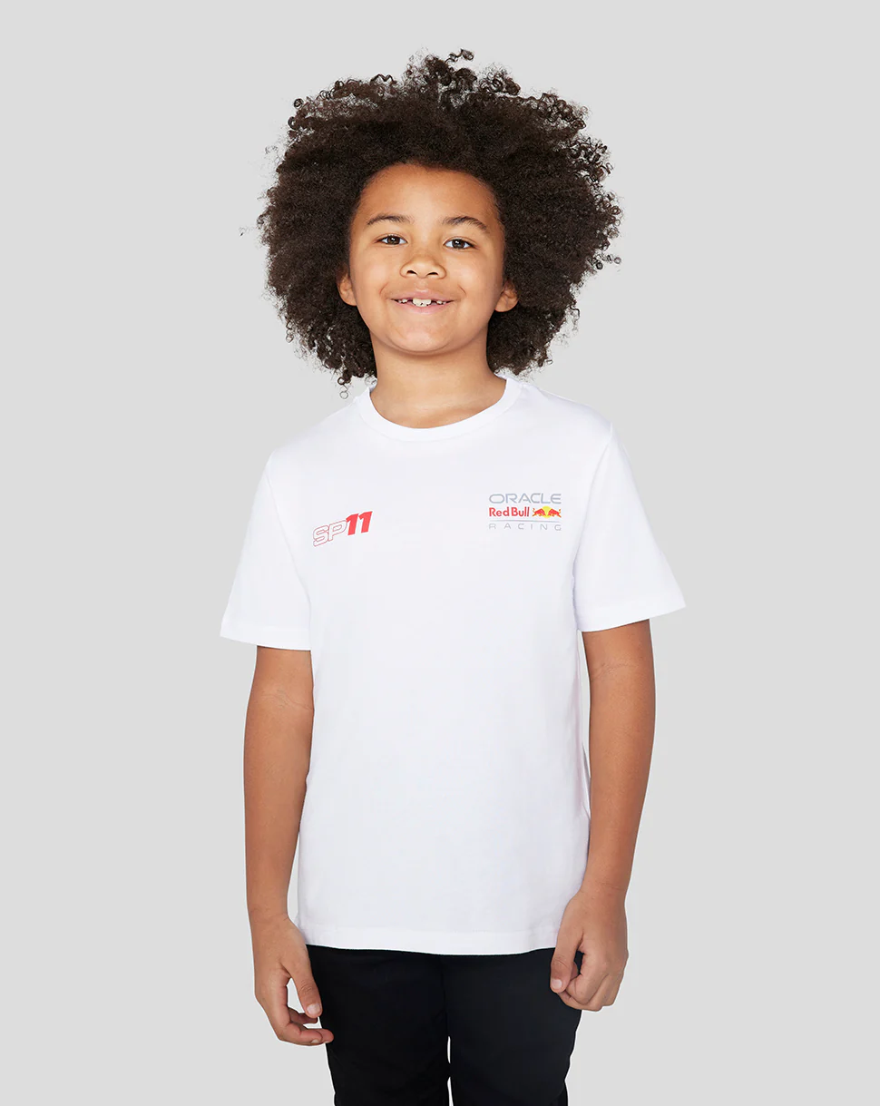ORACLE RED BULL RACING JUNIOR DRIVER SERGIO CHECO PEREZ T-Shirt - WHITE