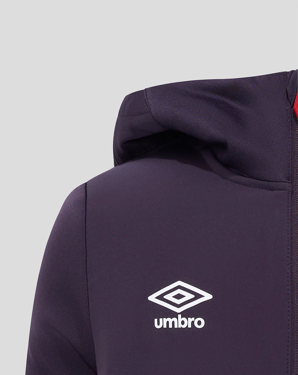 England Rugby Junior Hooded Jacket - Purple