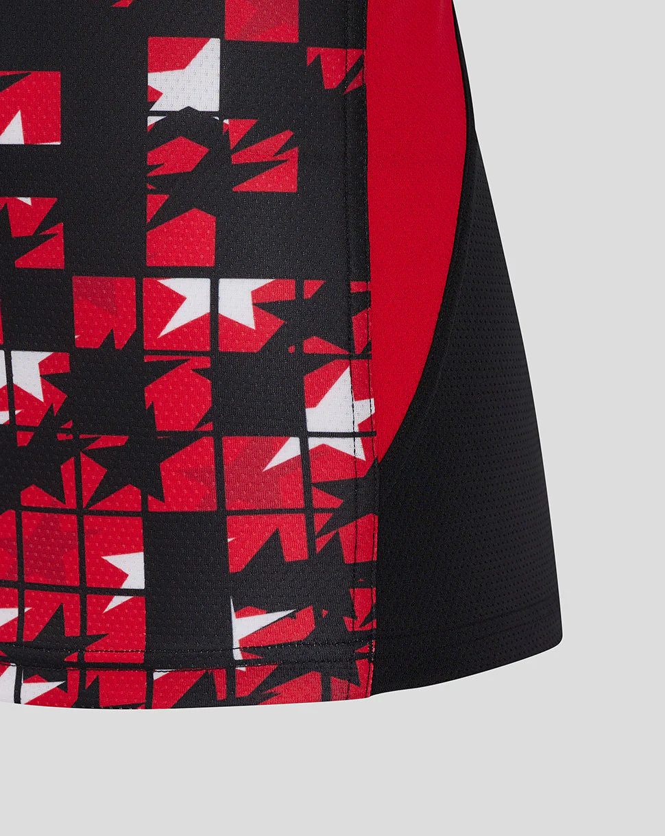 Saracens Women's 24/25 Matchday Long Sleeve Tee - Black/Red