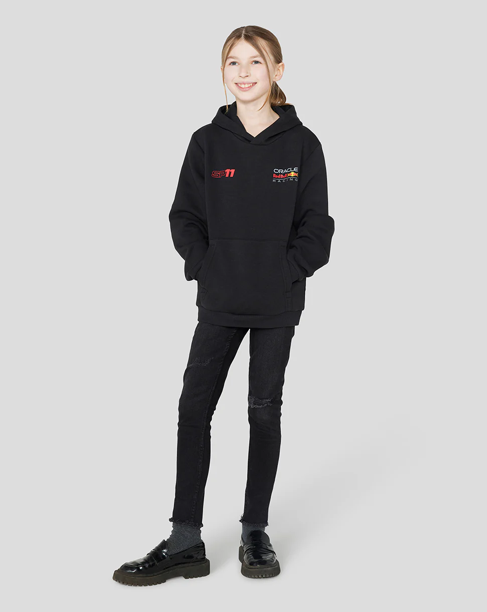 ORACLE RED BULL RACING JUNIOR DRIVER SERGIO CHECO PEREZ HOODIE - BLACK