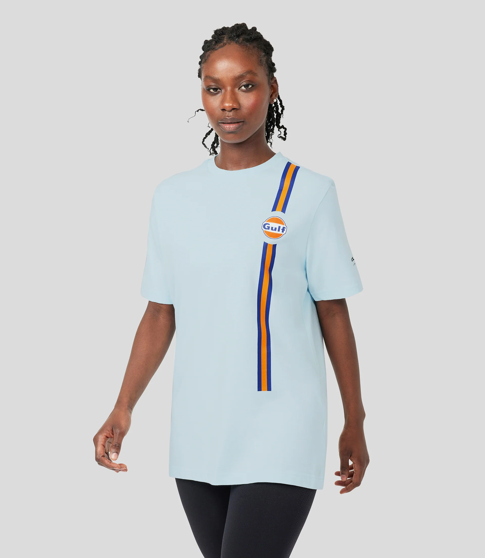 Blue McLaren Gulf Core Logo T-Shirt