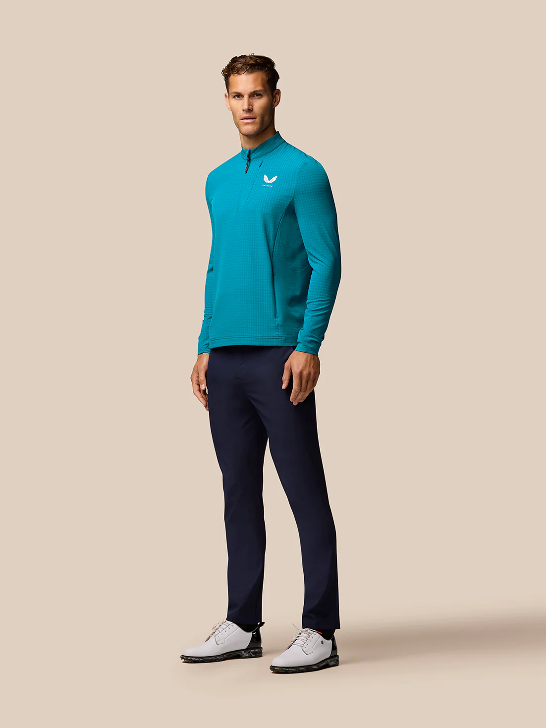 Golf 1/2 Zip Top - Blue