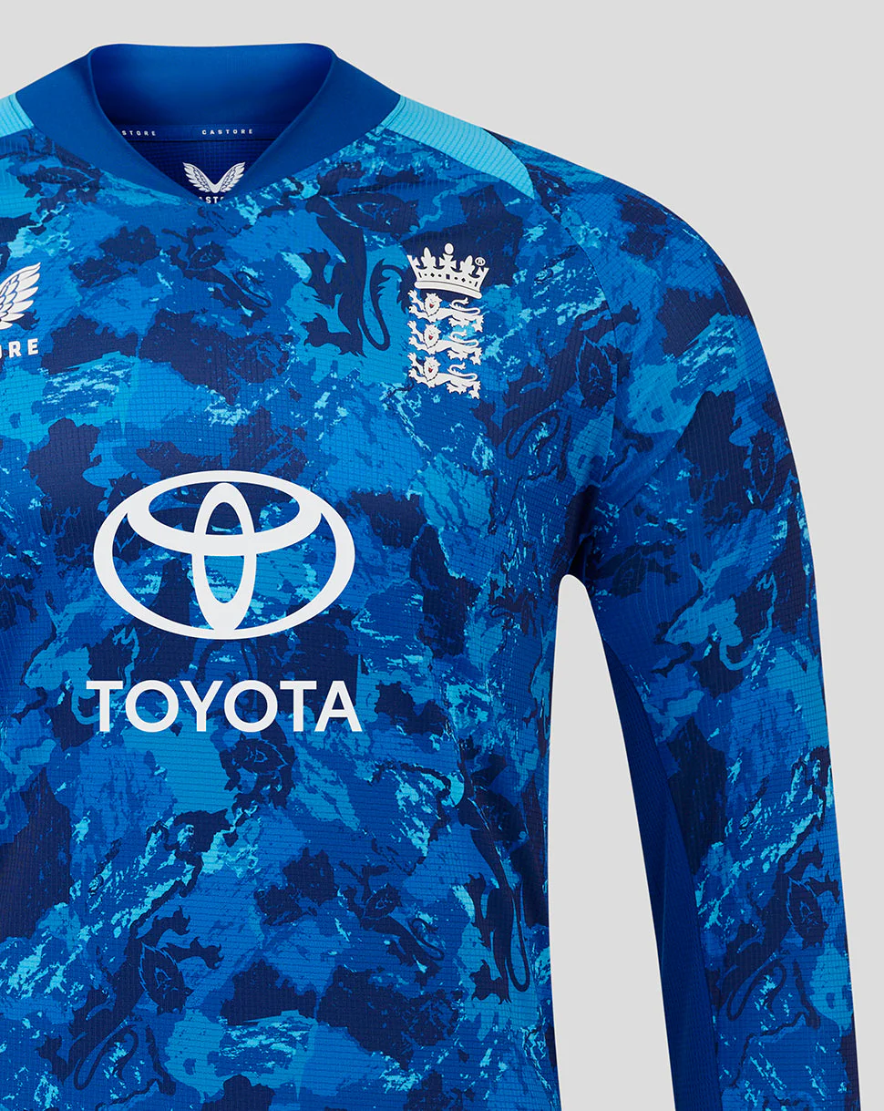 England Cricket ODI Men's Pro Long Sleeve Shirt 25/26