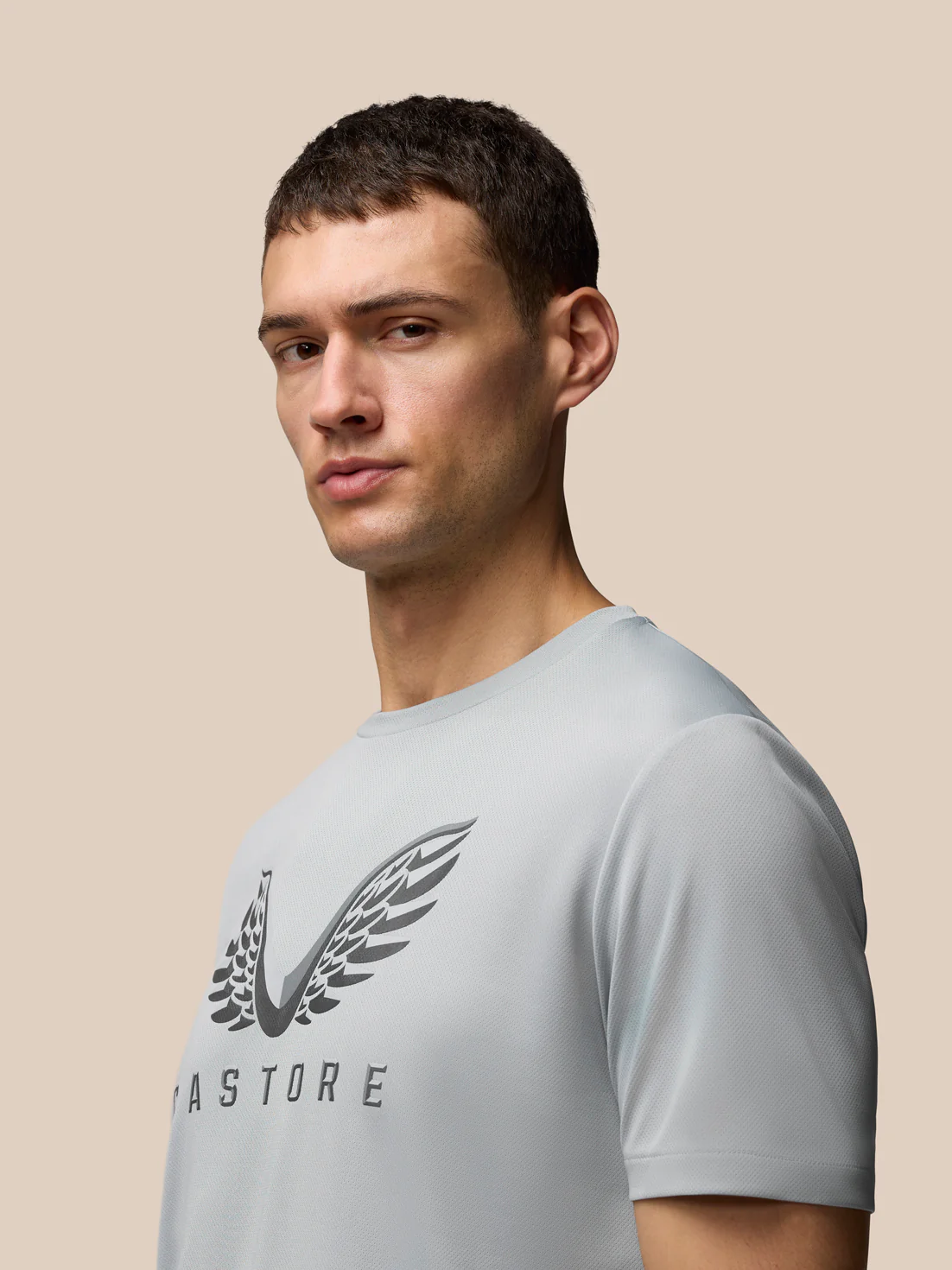 Adapt Graphic Training T-Shirt - Grey/White