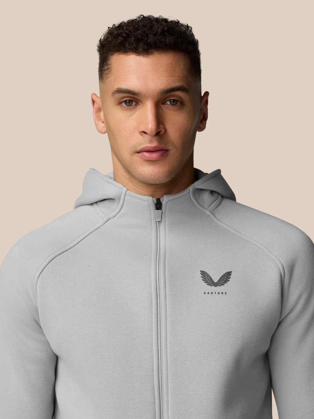 Adapt Fleece Zip-Through Hoodie - Grey