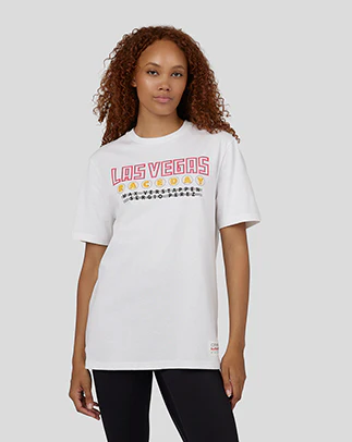 Oracle Red Bull Racing Unisex Short Sleeve T-Shirt Las Vegas - White