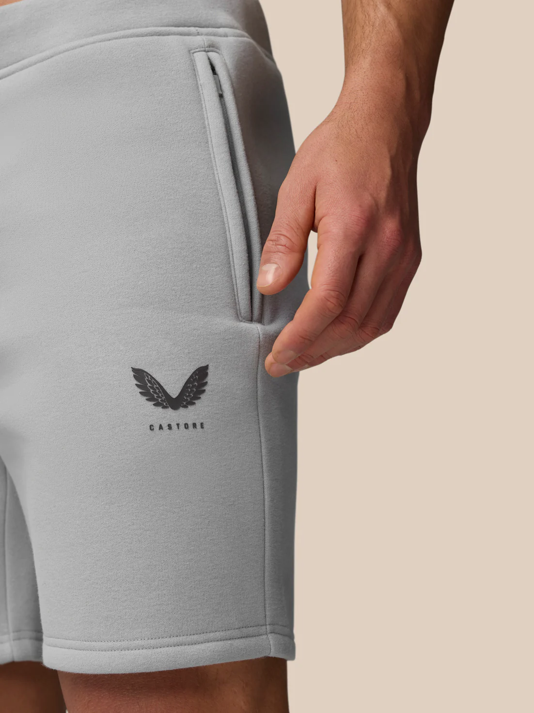 Adapt Fleece Jogger Shorts - Grey