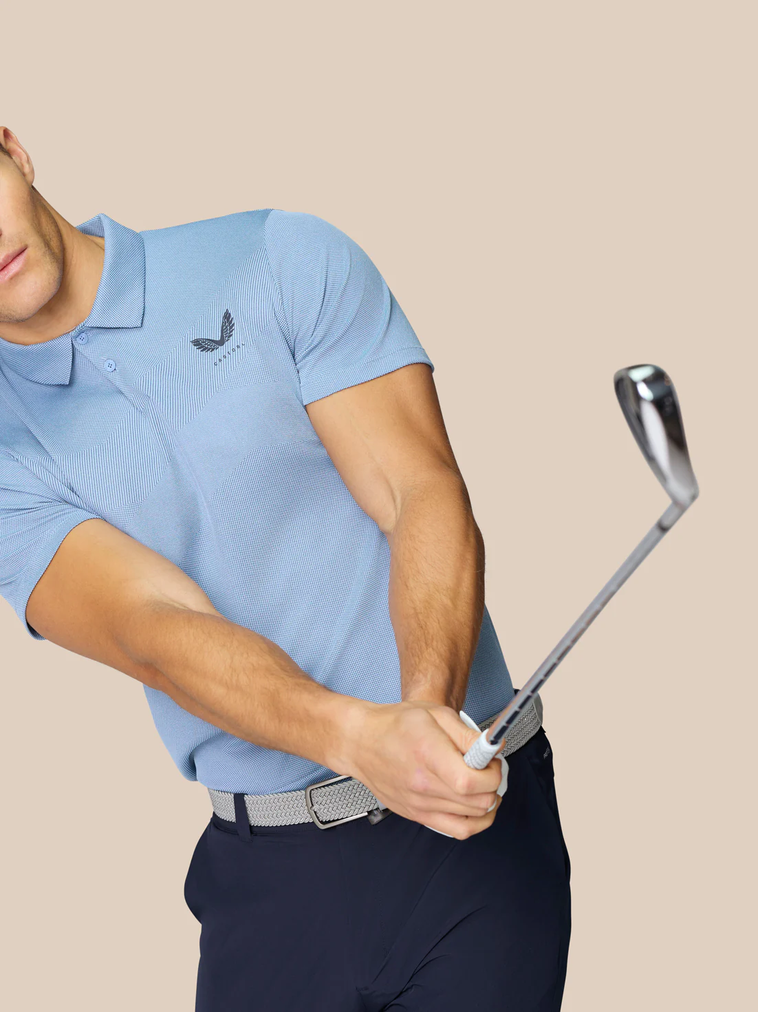Golf Pinnacle Polo - Sky Blue