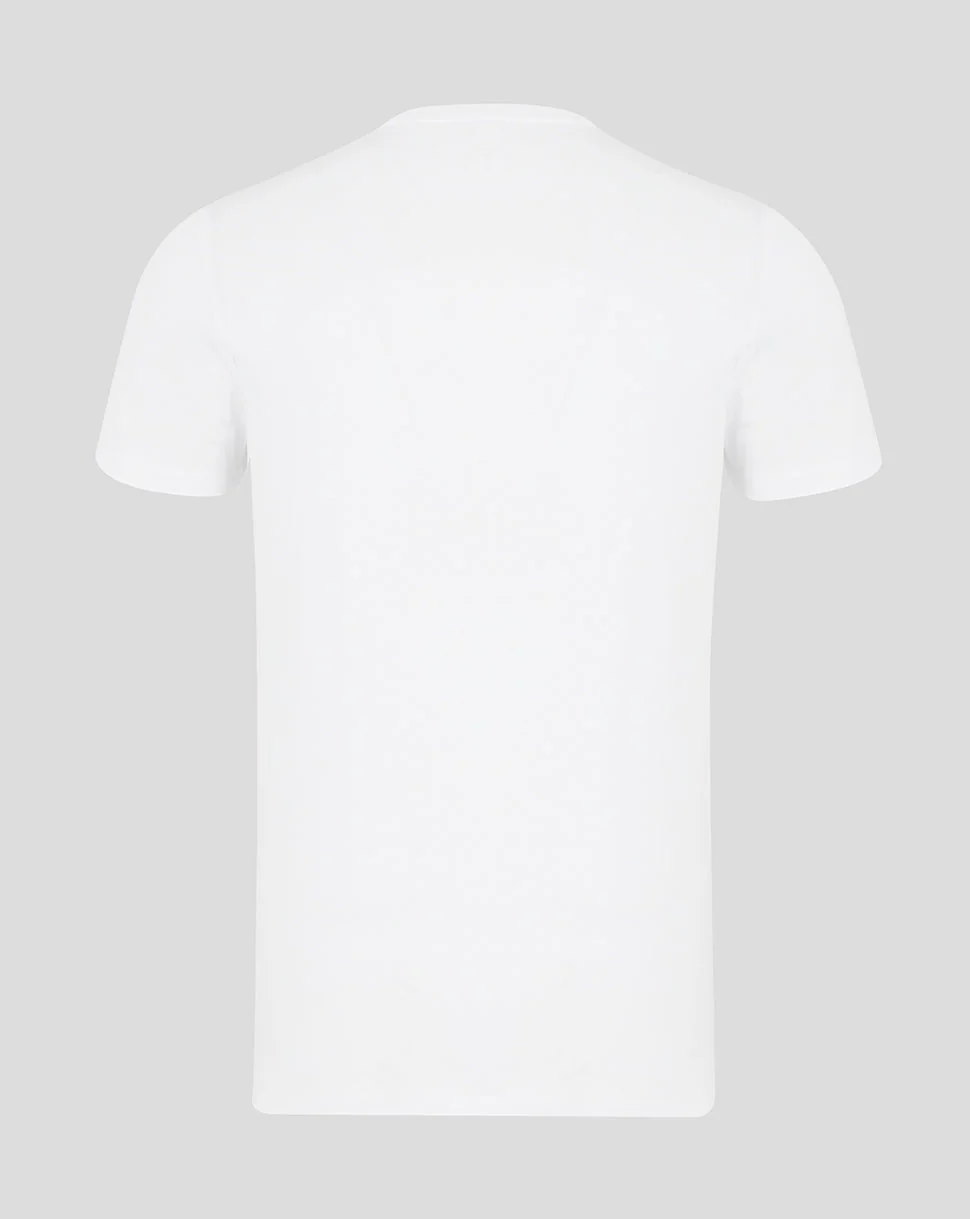 Scarlets Mens 23/24 Short Sleeve T-Shirt - White