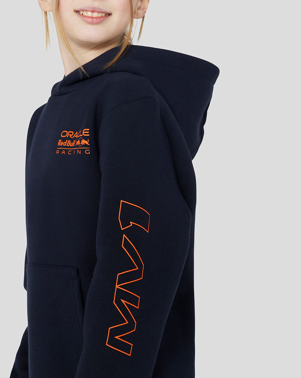 Junior Oracle Red Bull Racing Driver Max Verstappen Hoodie - Night Sky