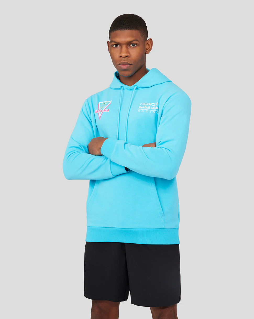 ORACLE RED BULL RACING UNISEX MIAMI OVERHEAD HOODIE - BLUE
