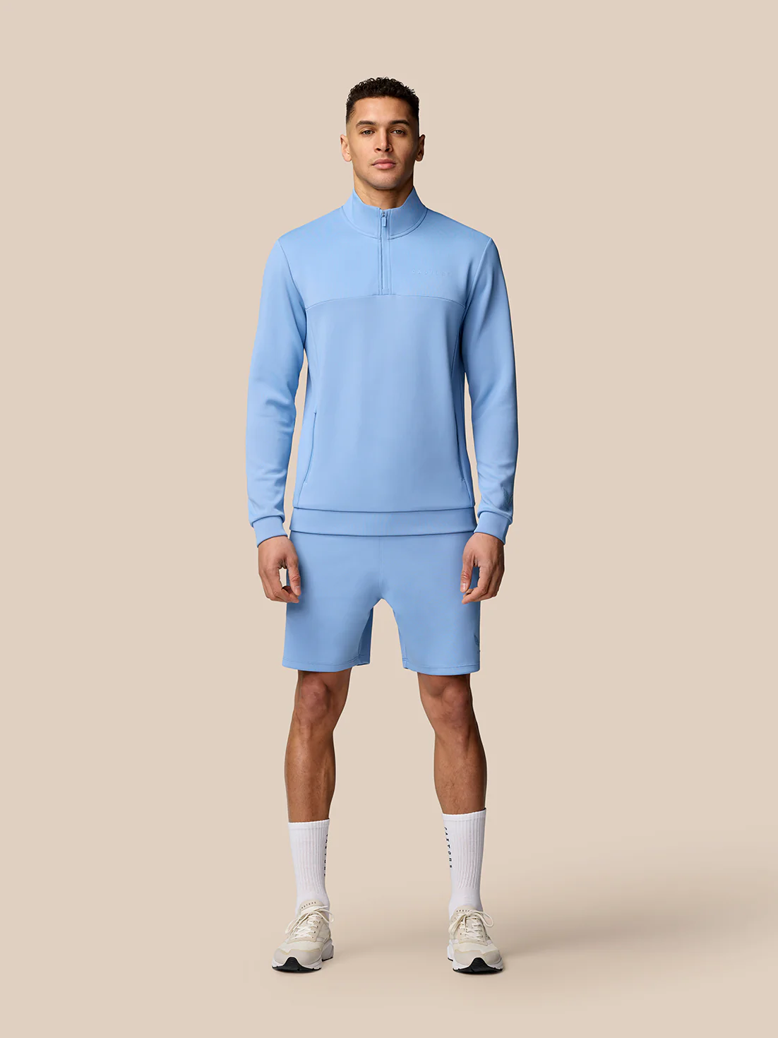 Flex Lifestyle 1/4 Zip - Sky Blue