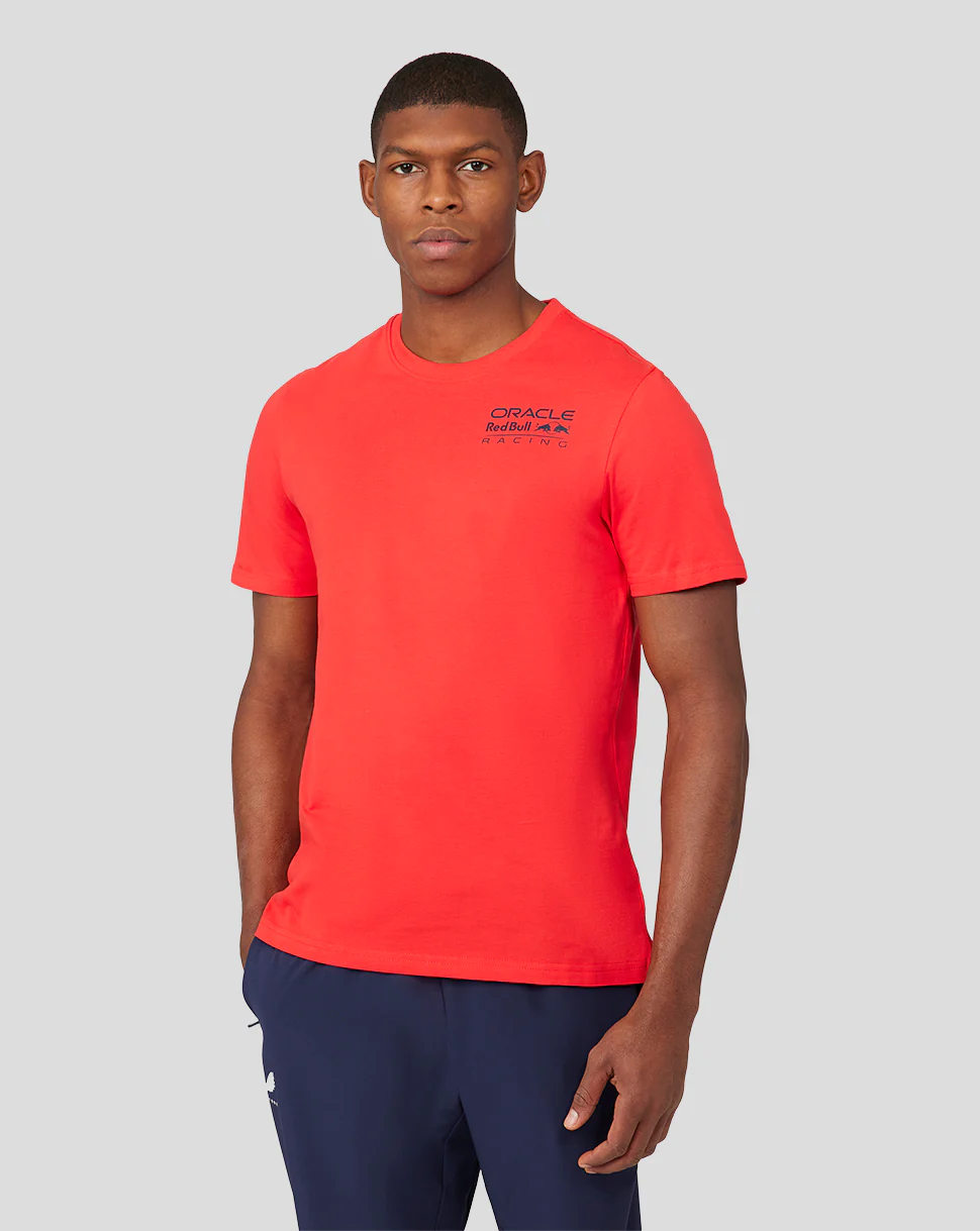 Oracle Red Bull Racing Unisex Core T-Shirt - Flame Scarlet