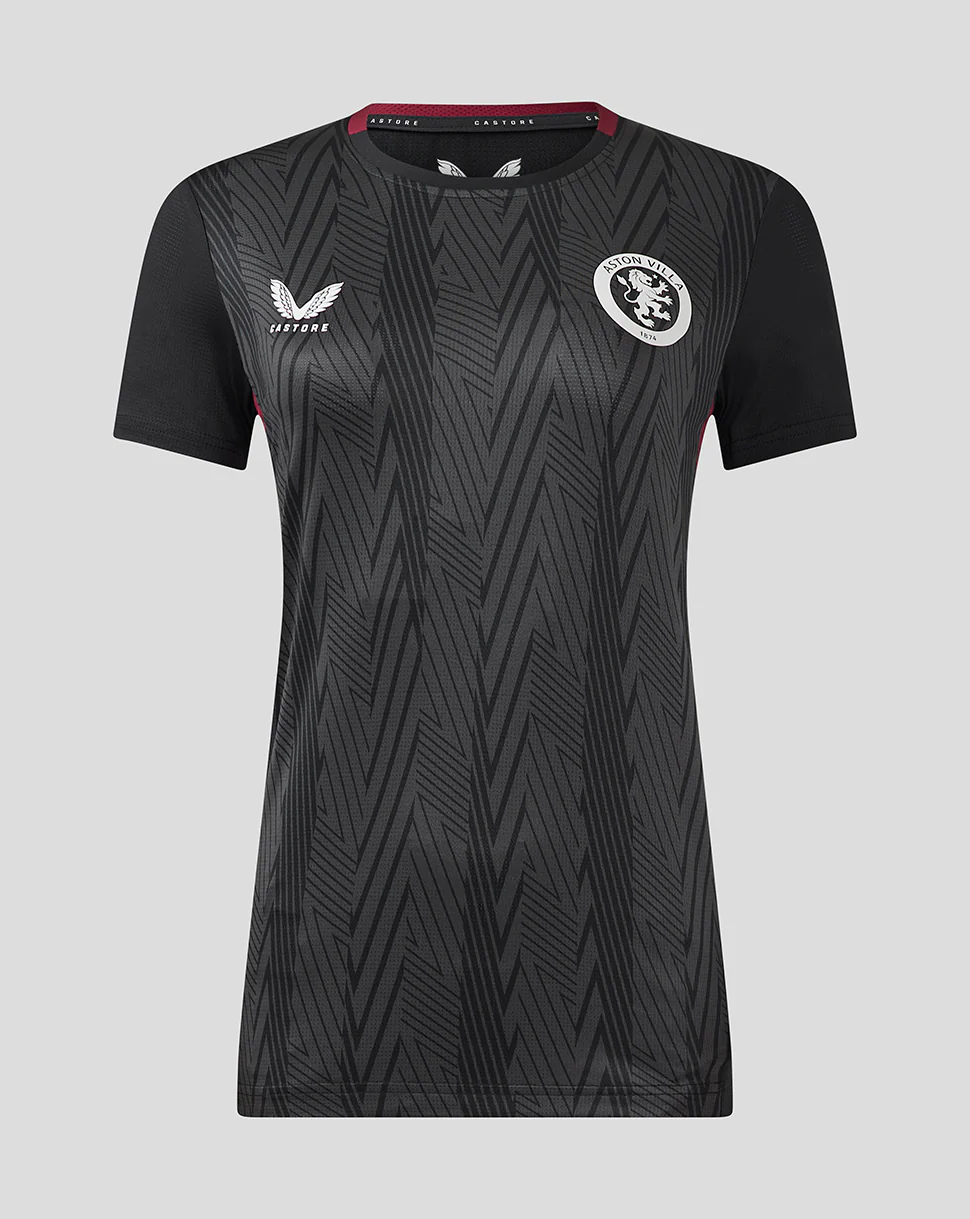 Womens ASTON VILLA FC STAFF TRAINING GENERAL SHORT - CAVIAR / RHODODENDRON