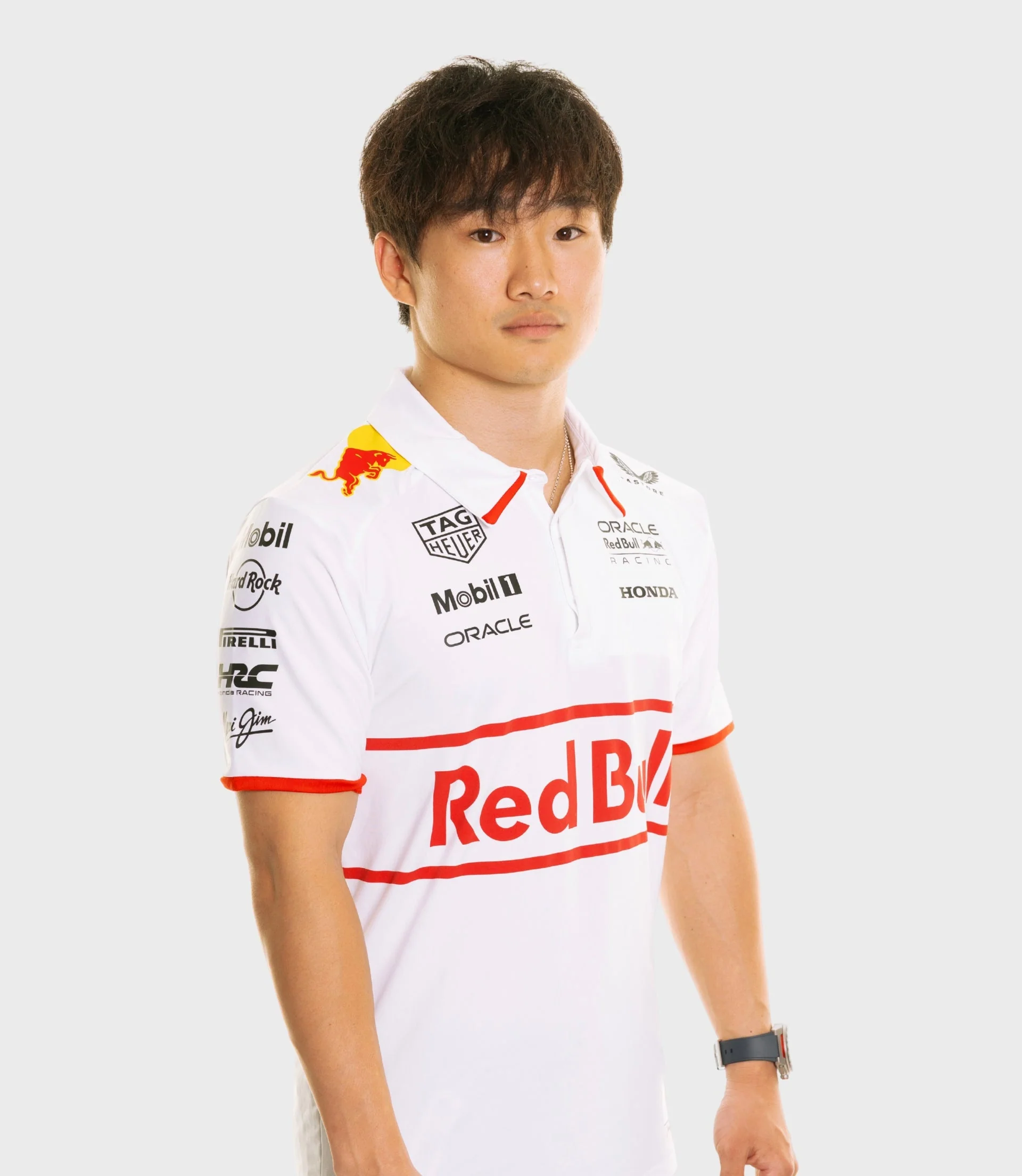 Oracle Red Bull Racing Unisex Japan Special Track Polo (Pre-Order) - White