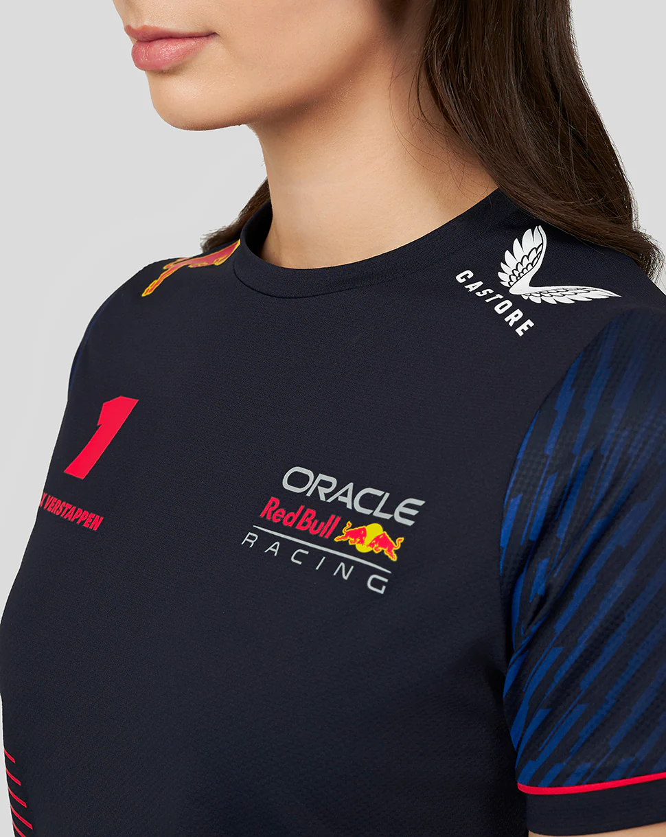 ORACLE RED BULL RACING WOMENS T-SHIRT DRIVER MAX VERSTAPPEN - NIGHT SKY
