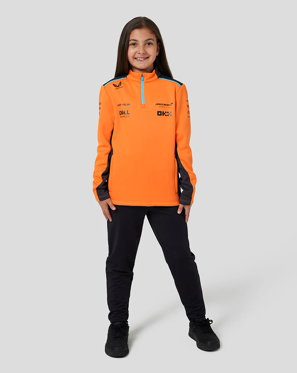 Junior McLaren 1/4 Zip Top - Autumn Glory