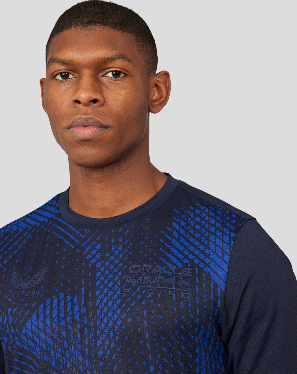 ORACLE RED BULL RACING MENS PERFORMANCE RUNNING T-Shirt - NIGHT SKY