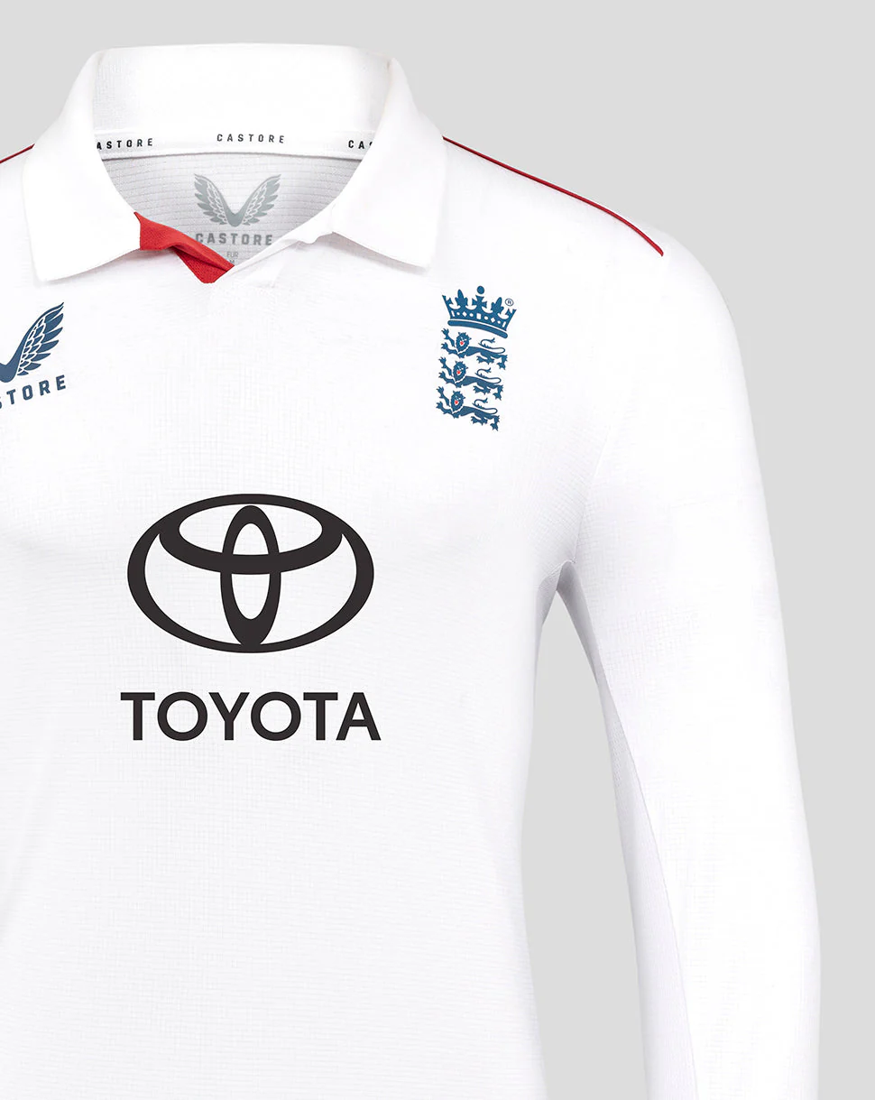 England Cricket Test Men's Pro Long Sleeve Shirt 25/26