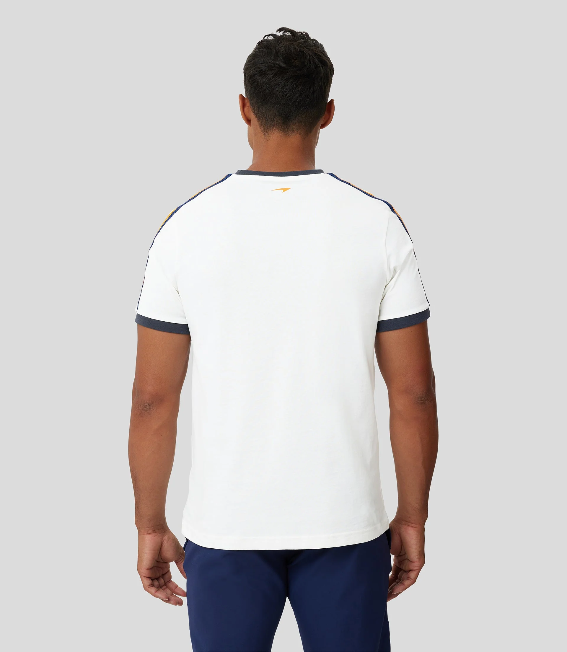 White McLaren Gulf Ringer Taper T-Shirt
