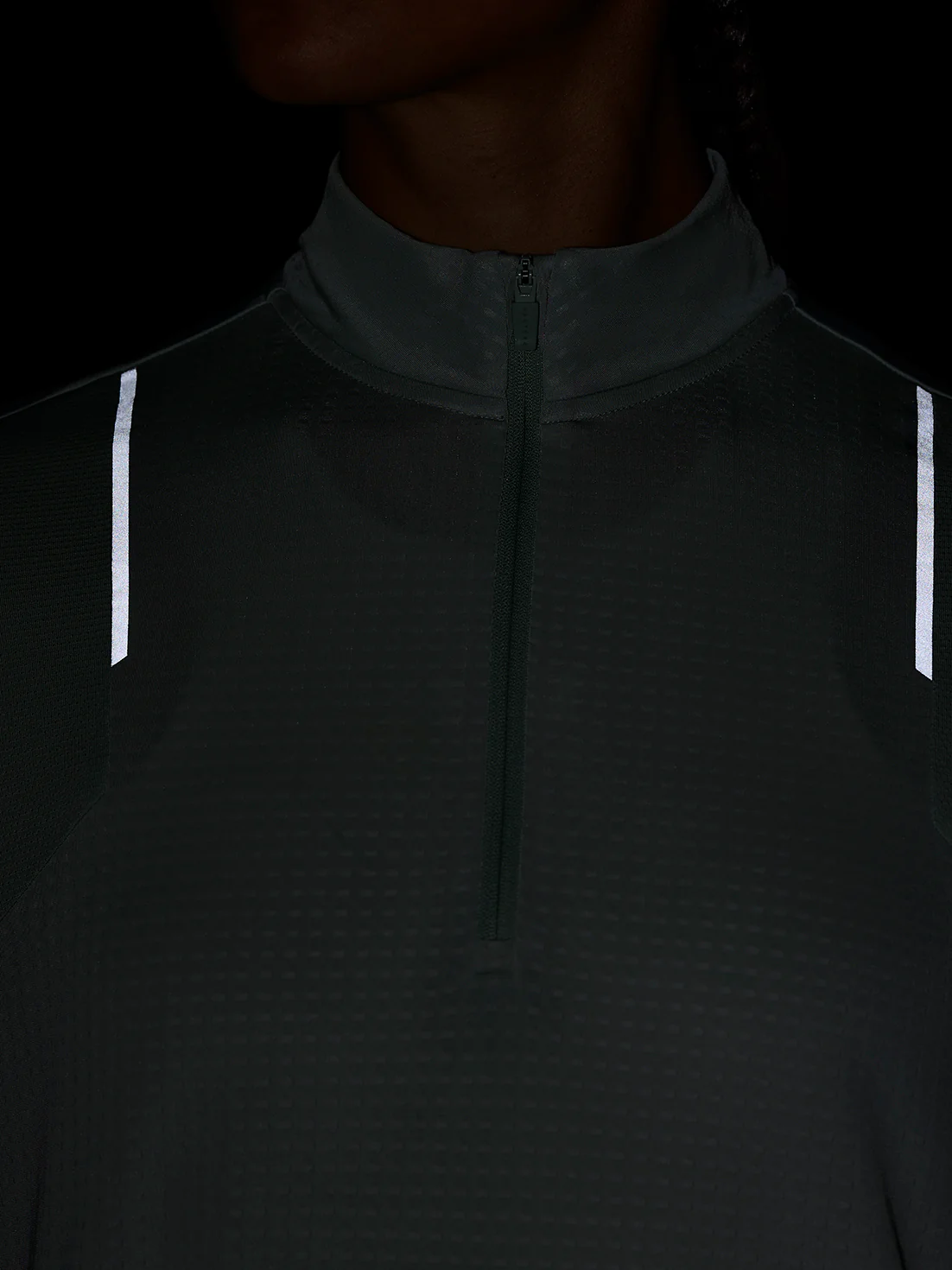 Apex Training 1/4 Zip Top- Sage