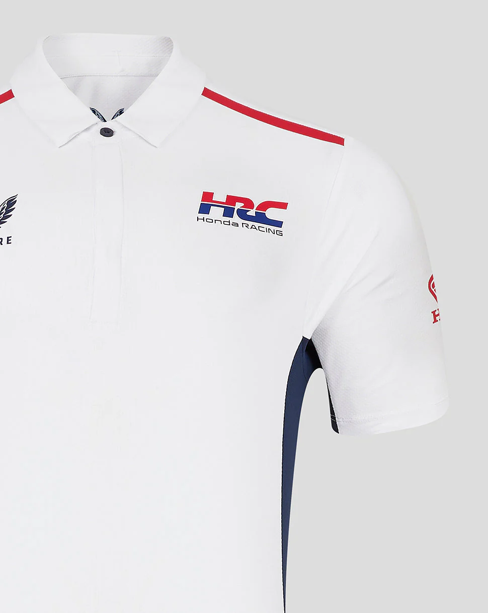Unisex Honda HRC Polo Shirt - White