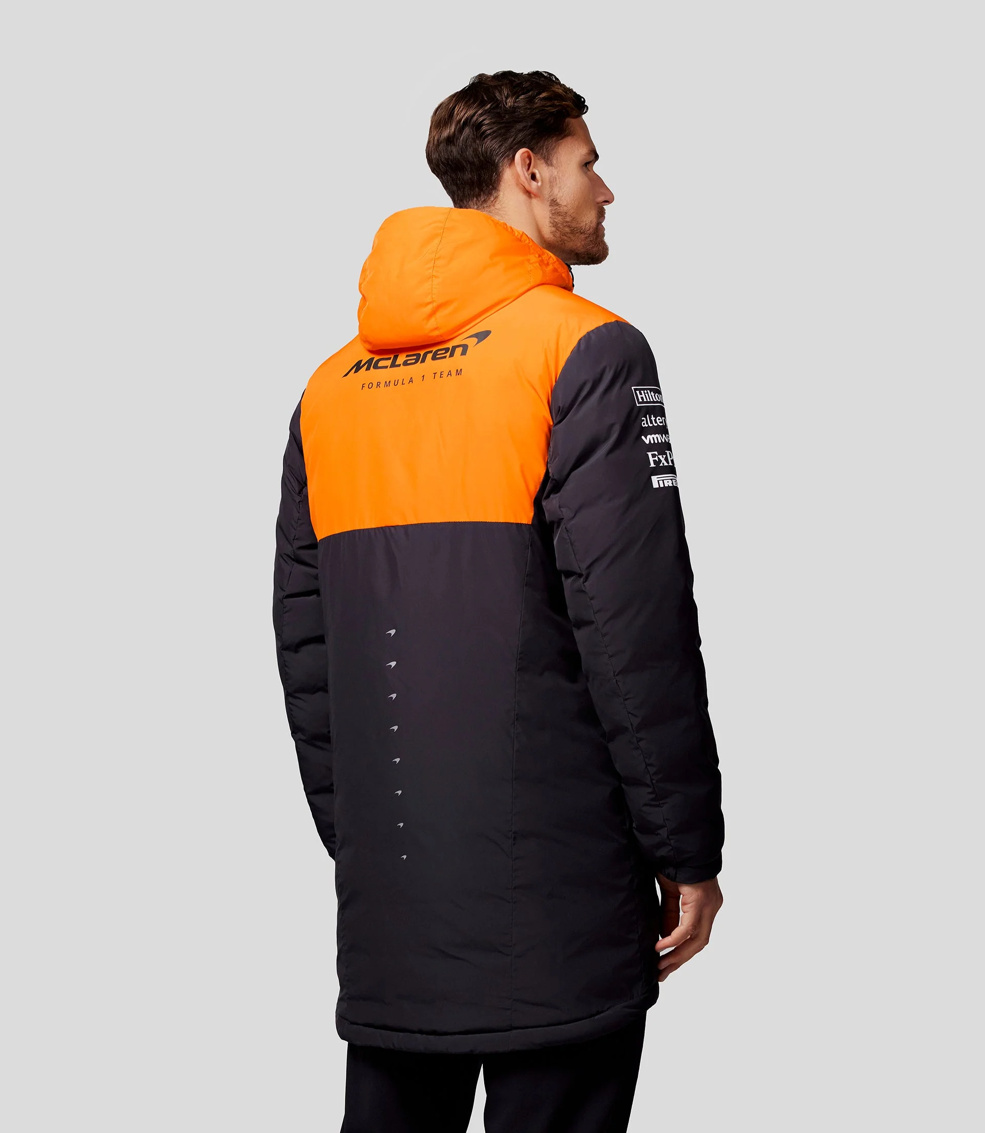 Unisex Official Teamwear Longline Padded Jacket Formula 1