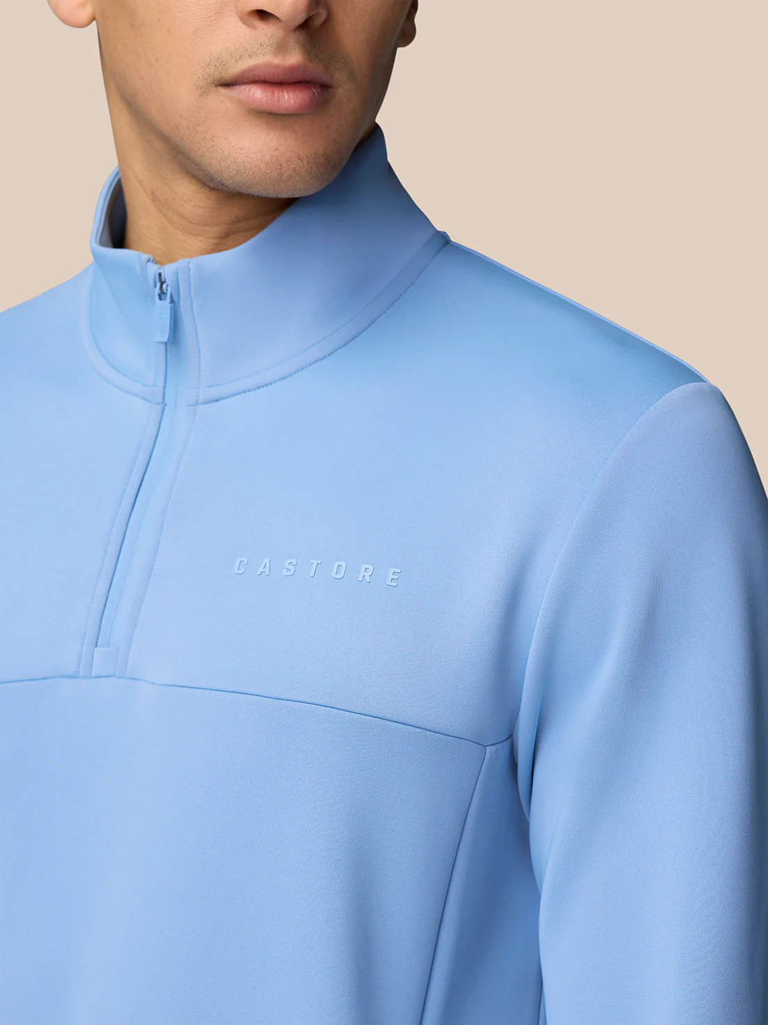 Flex Lifestyle 1/4 Zip - Sky Blue