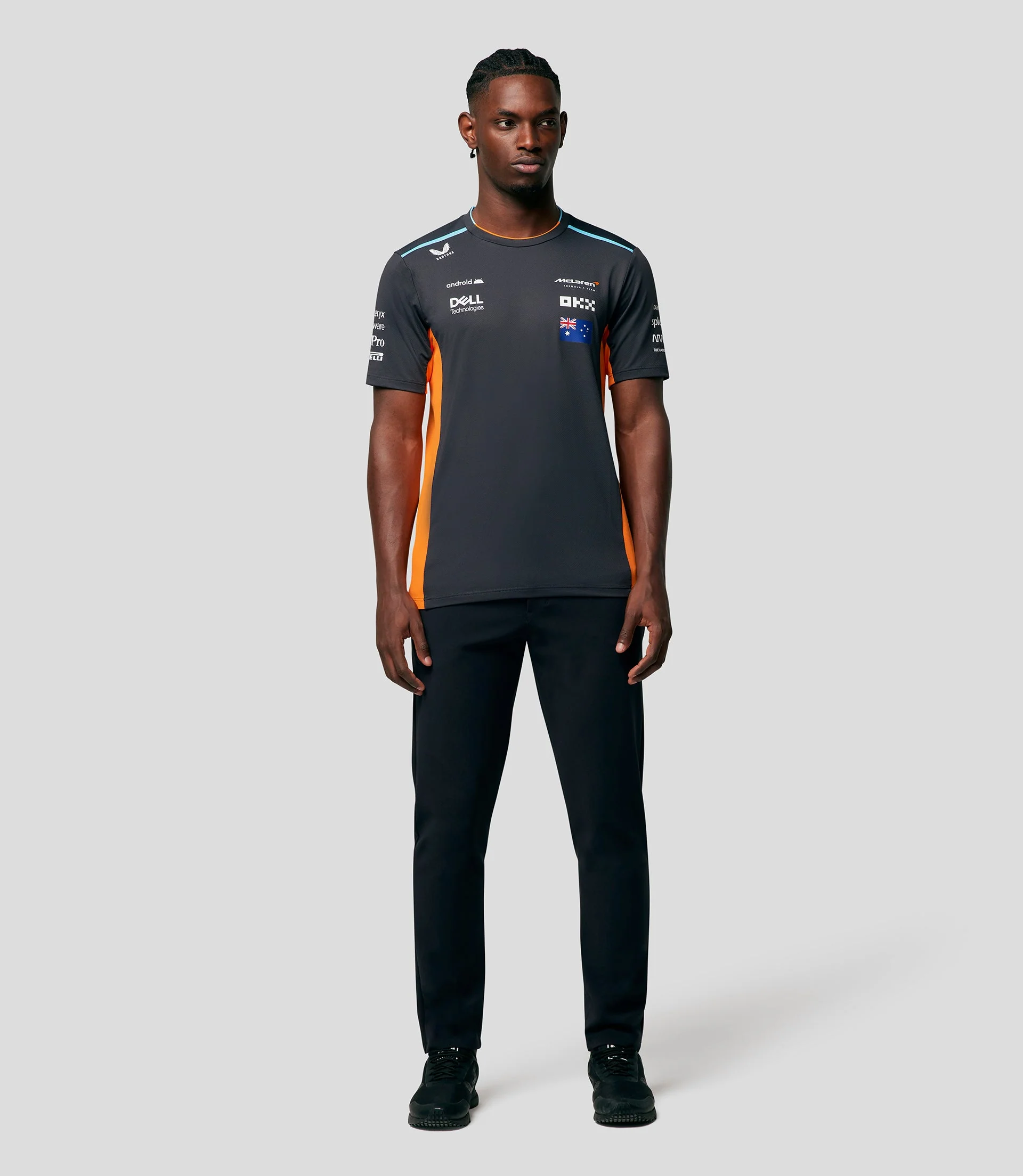 McLAREN MEN'S SET UP T-SHIRT PIASTRI - PHANTOM